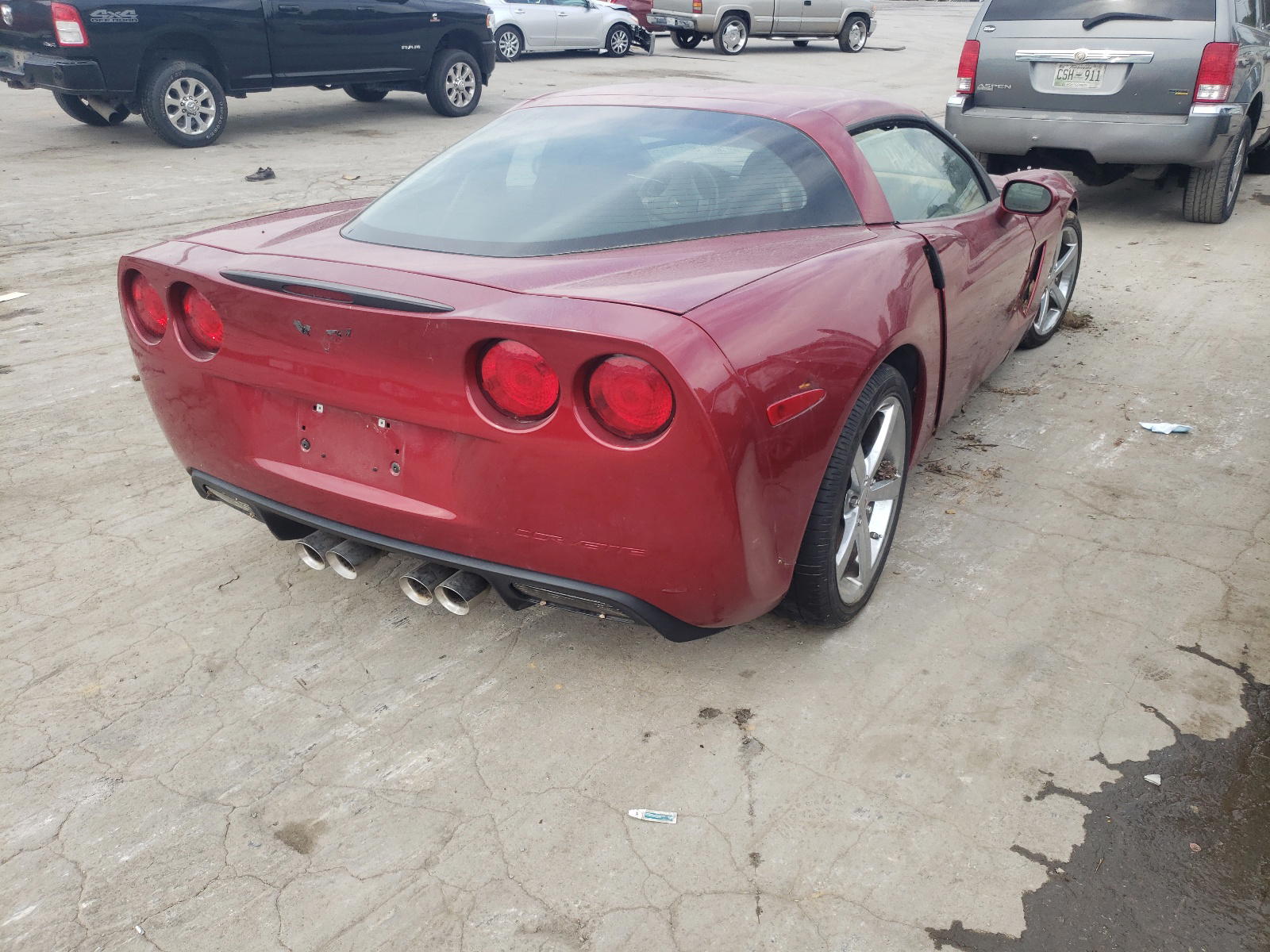 Photo 4 from auction – 2009 CHEVROLET CORVETTE with VIN 1G1YY25W095111659