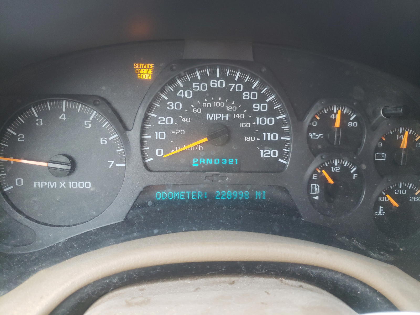 Photo 8 from auction – 2003 CHEVROLET TRAILBLAZE with VIN 1GNDT13S732292872