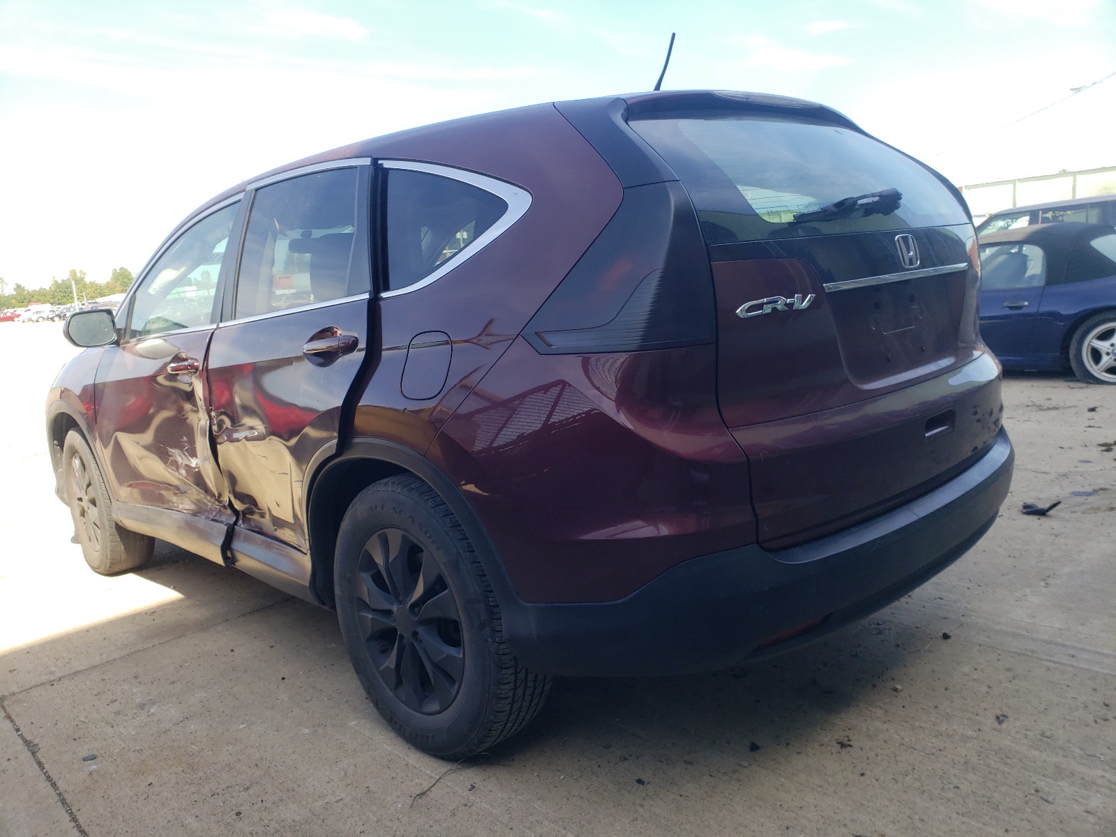 Photo 3 from auction – 2012 HONDA CR-V EX with VIN 5J6RM3H54CL034520