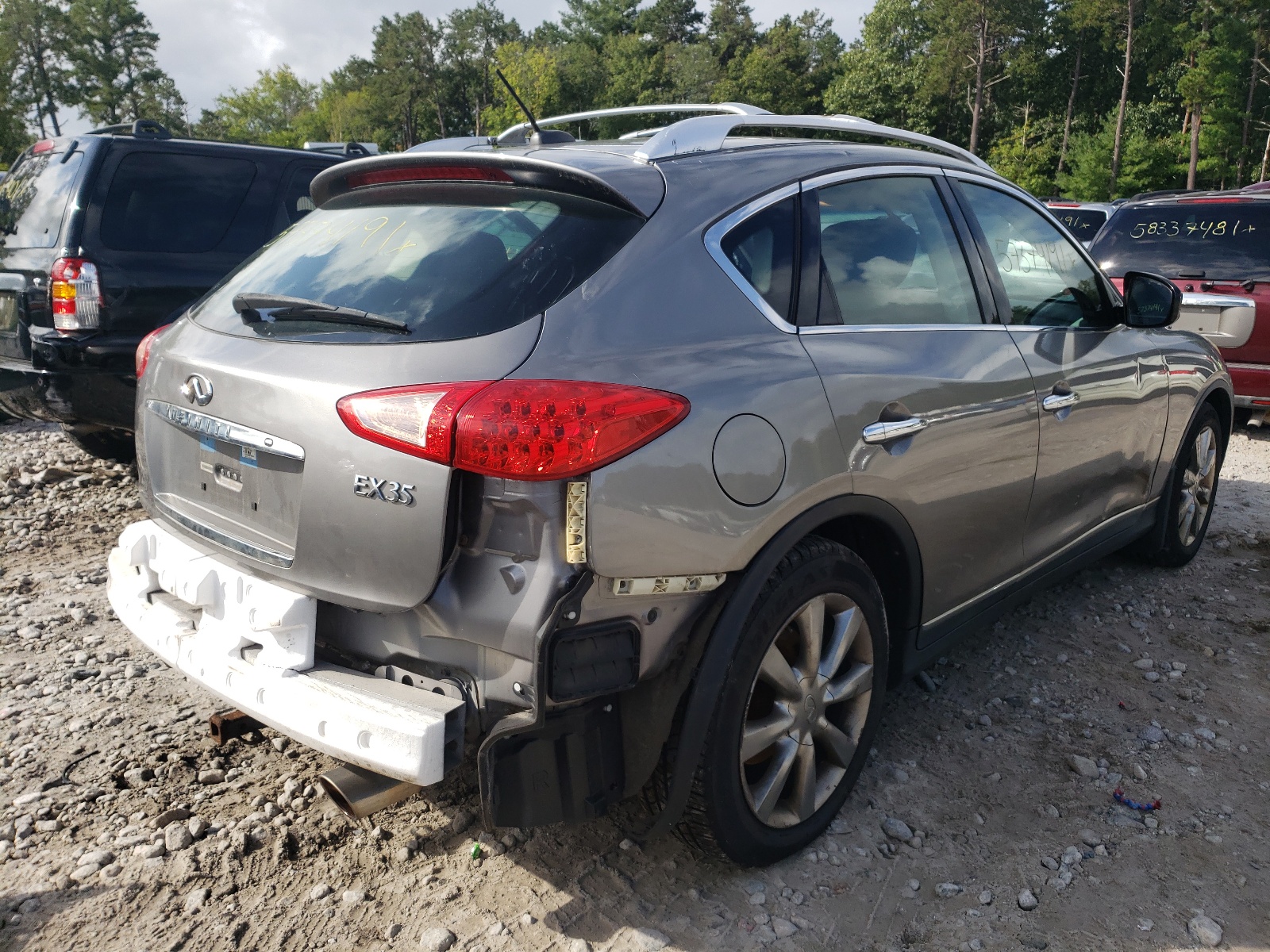Photo 4 from auction – 2008 INFINITI EX35 BASE with VIN JNKAJ09F68M354567