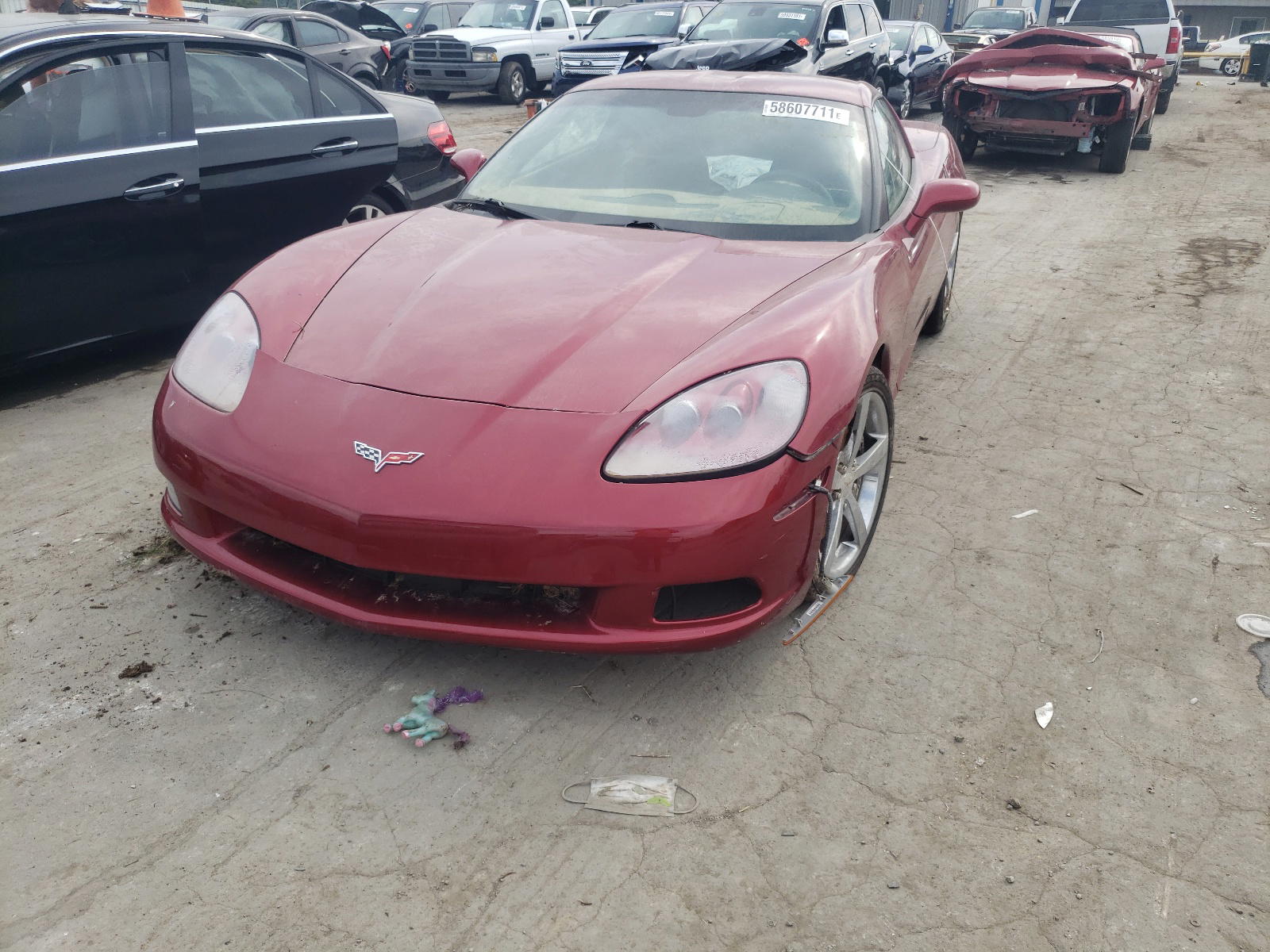 Photo 2 from auction – 2009 CHEVROLET CORVETTE with VIN 1G1YY25W095111659