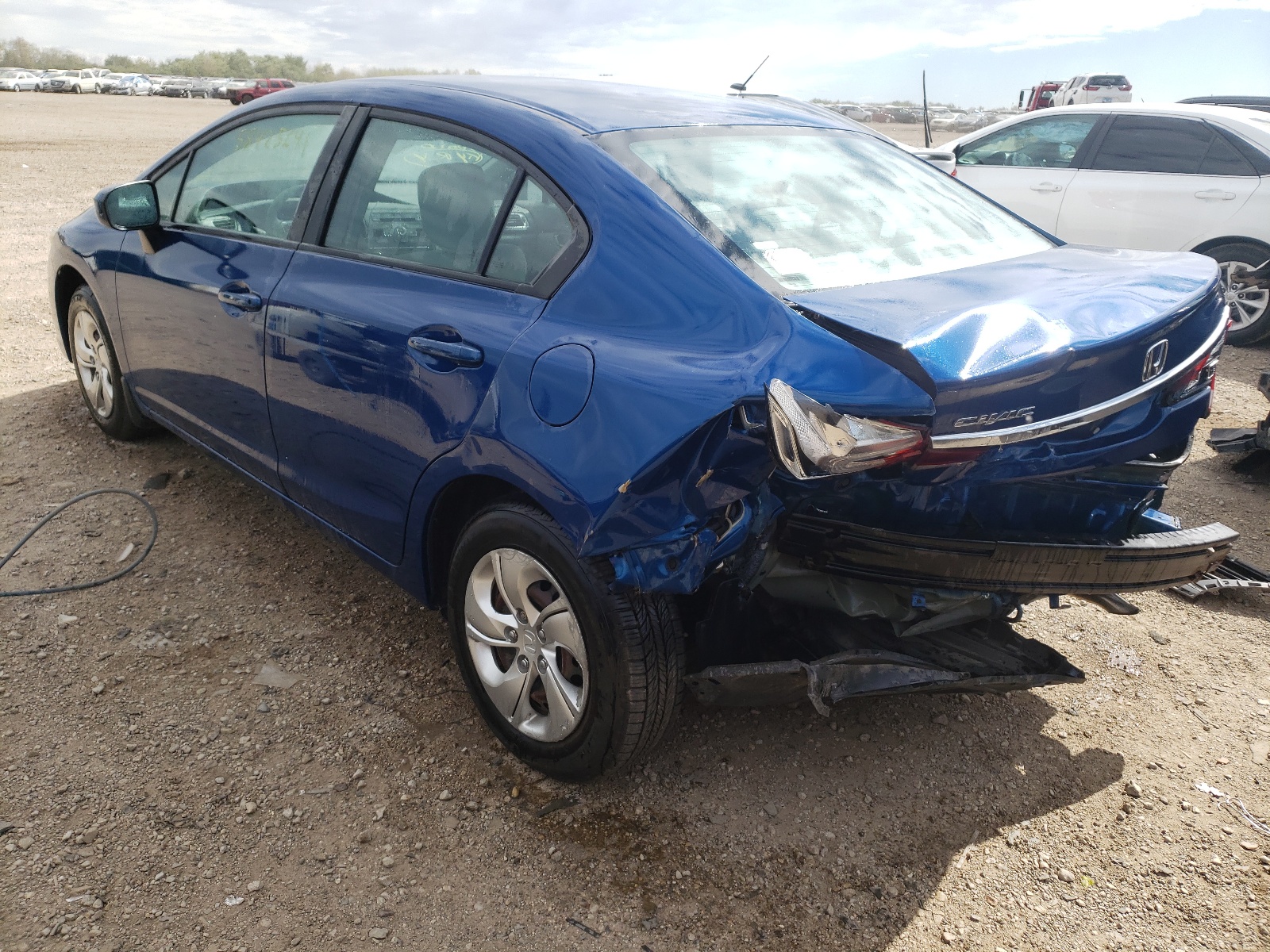 Photo 3 from auction – 2014 HONDA CIVIC LX with VIN 19XFB2F51EE040170
