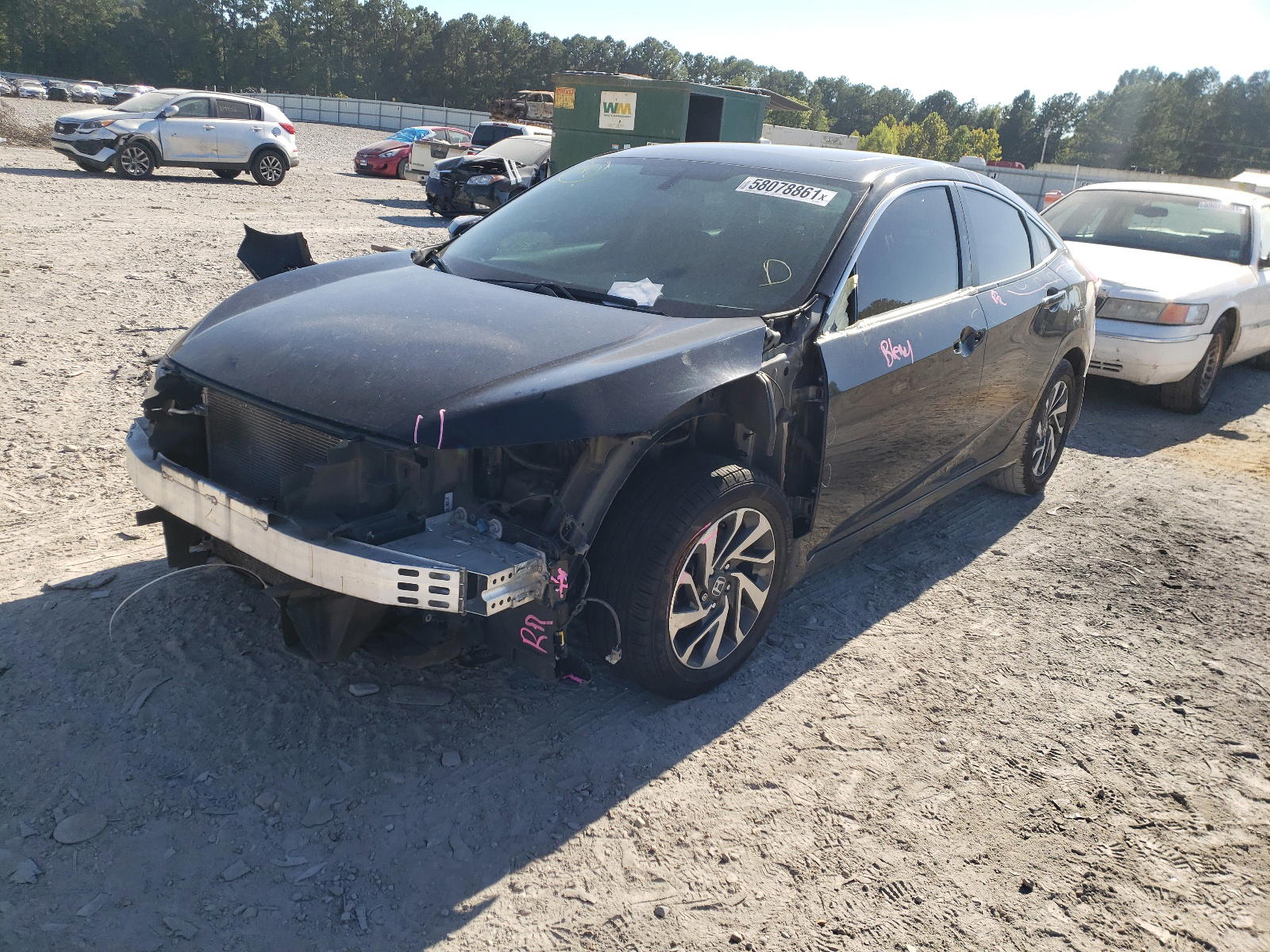 Photo 2 from auction – 2017 HONDA CIVIC EX with VIN 19XFC2F79HE054353