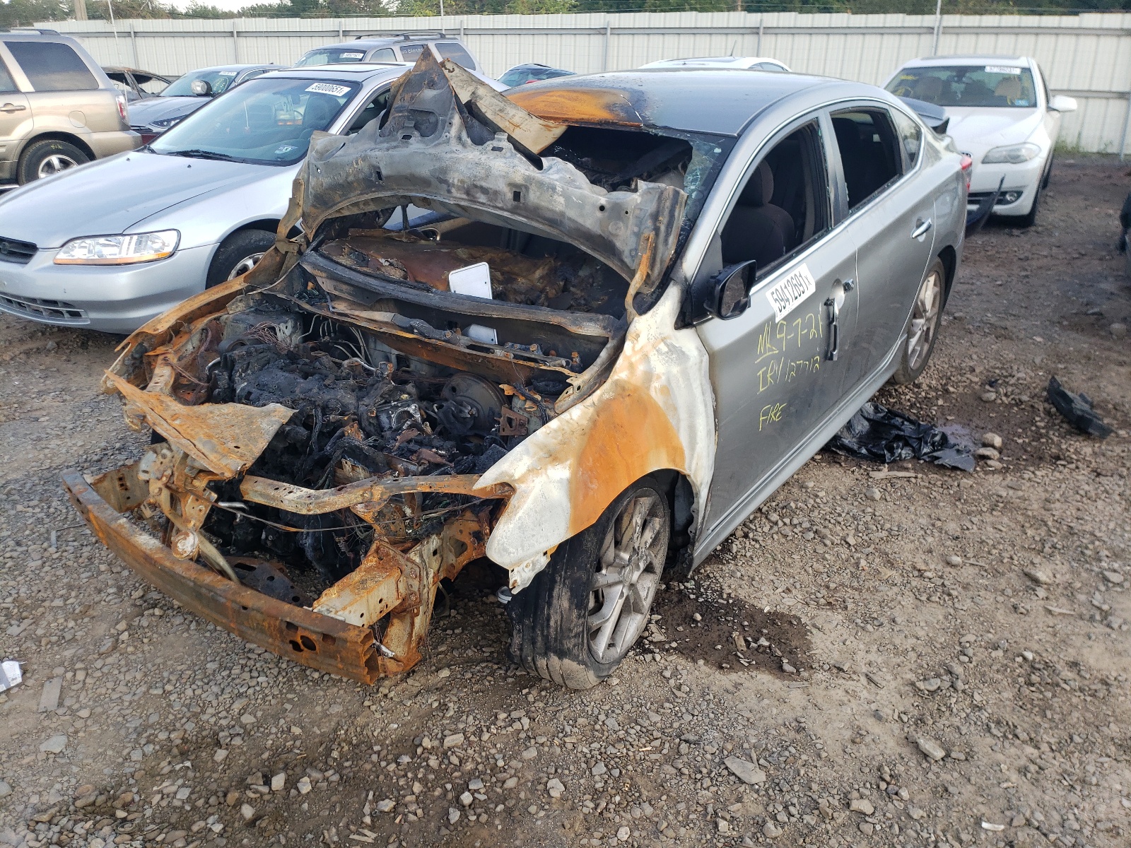 Photo 2 from auction – 2013 NISSAN SENTRA S with VIN 3N1AB7AP2DL751843