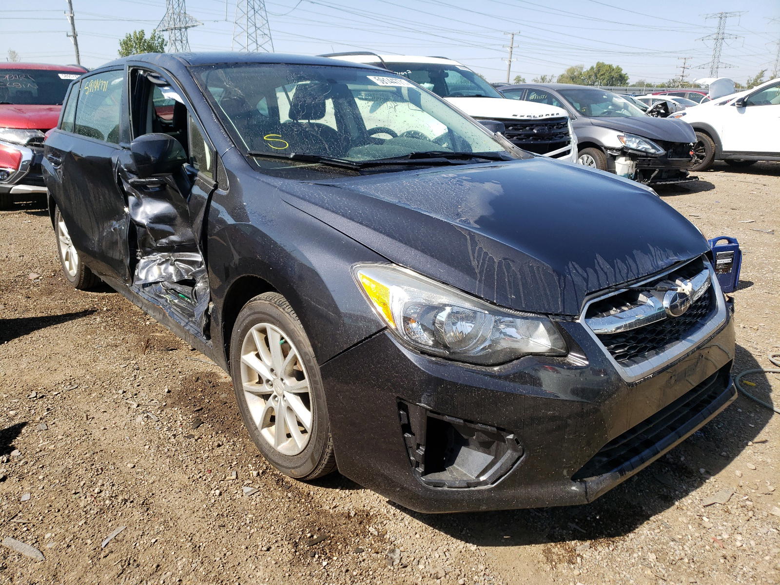 SUBARU IMPREZA PR 2014 with VIN JF1GPAC62E8253805 - Photo from auction