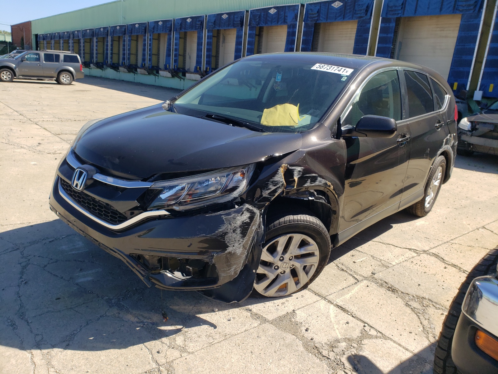Photo 2 from auction – 2016 HONDA CR-V EX with VIN 2HKRM4H55GH643010