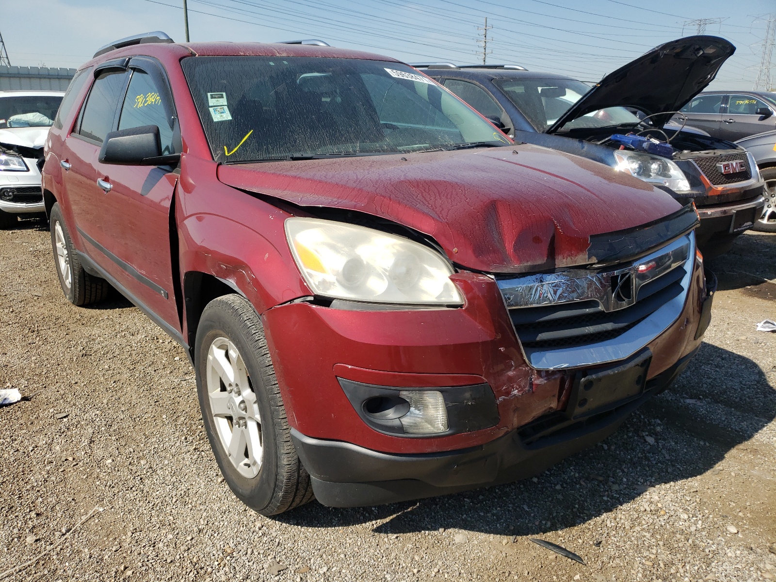 SATURN OUTLOOK XE 2008 with VIN 5GZER13718J261152 - Photo from auction