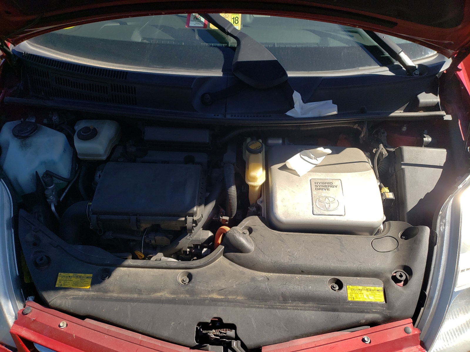 Photo 7 from auction – 2007 TOYOTA PRIUS with VIN JTDKB20U473234779