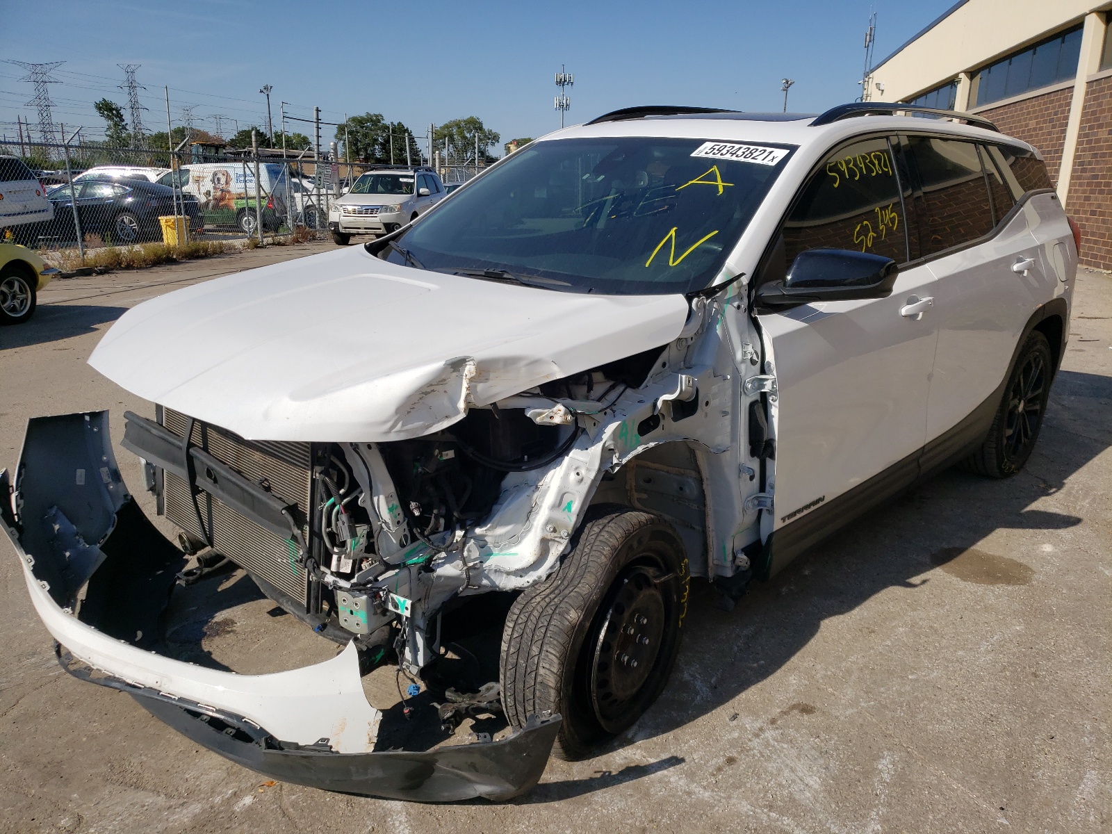 Photo 2 from auction – 2020 GMC TERRAIN SL with VIN 3GKALMEV9LL100083