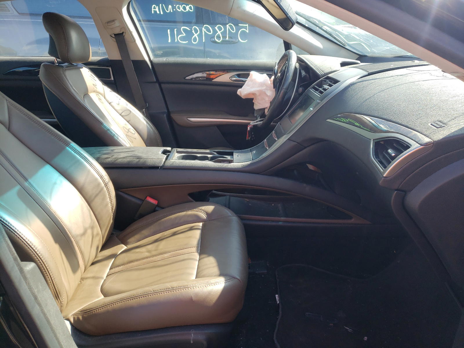 Photo 5 from auction – 2014 LINCOLN MKZ with VIN 3LN6L2J91ER819242