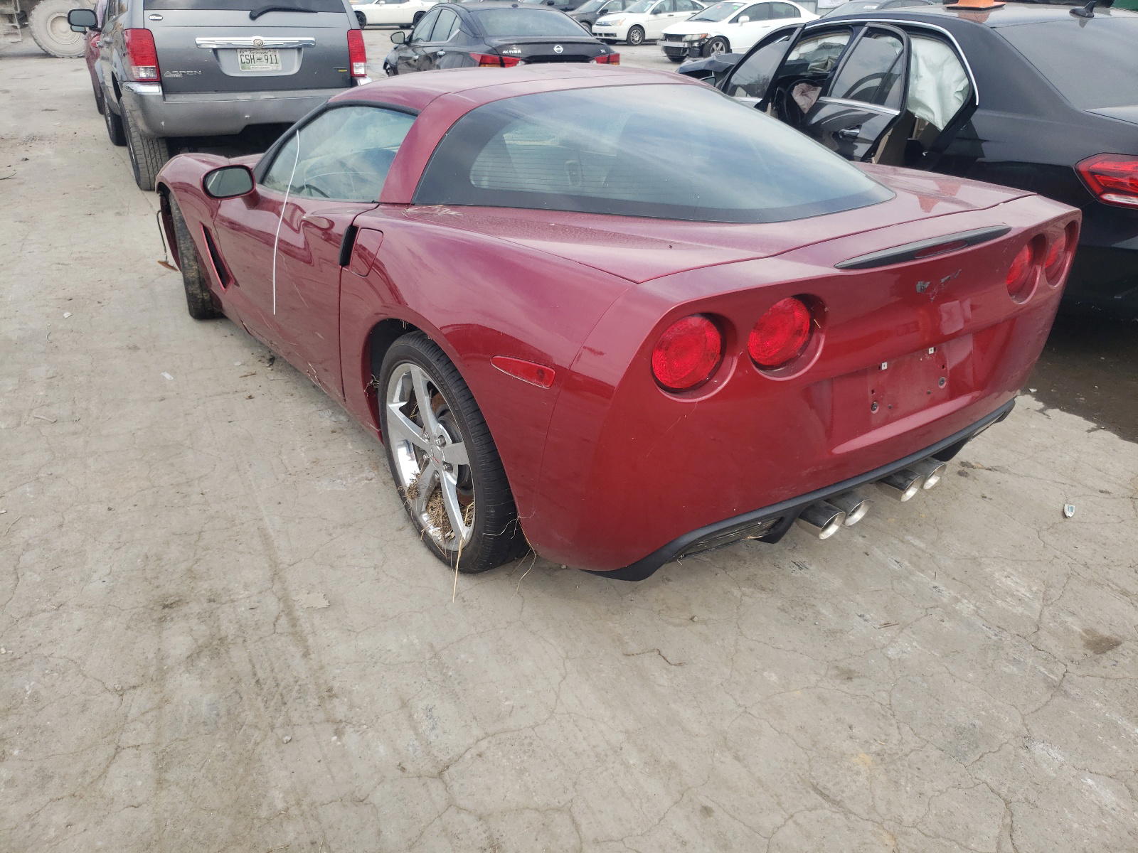 Photo 3 from auction – 2009 CHEVROLET CORVETTE with VIN 1G1YY25W095111659