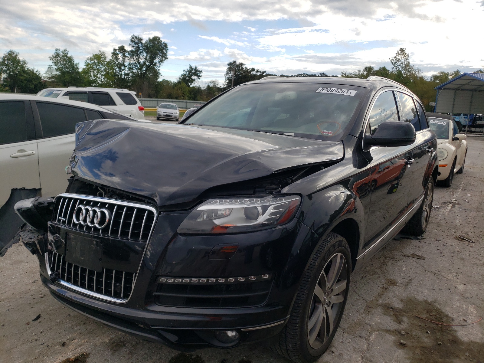 Photo 2 from auction – 2013 AUDI Q7 PREMIUM with VIN WA1LGAFE2DD004626