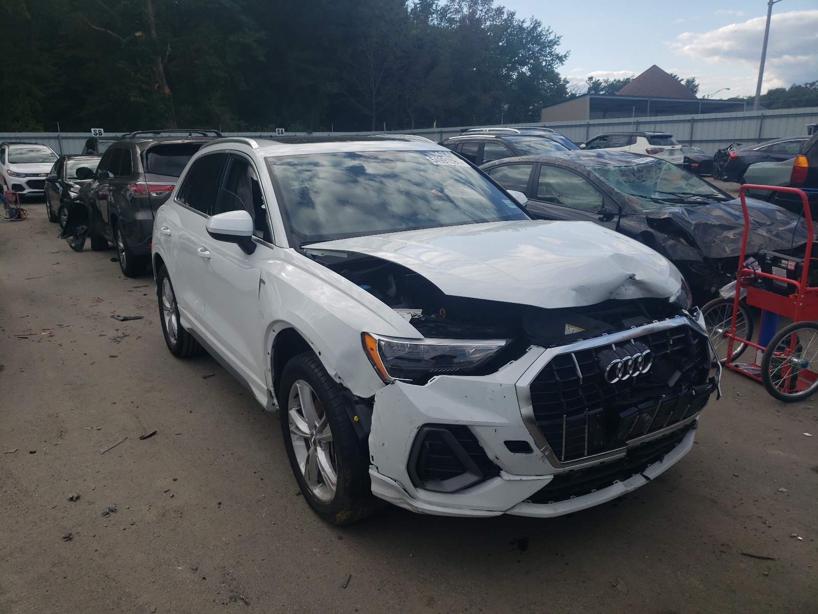 Photo 1 from auction – 2021 AUDI Q3 PREMIUM with VIN WA1DECF38M1011344
