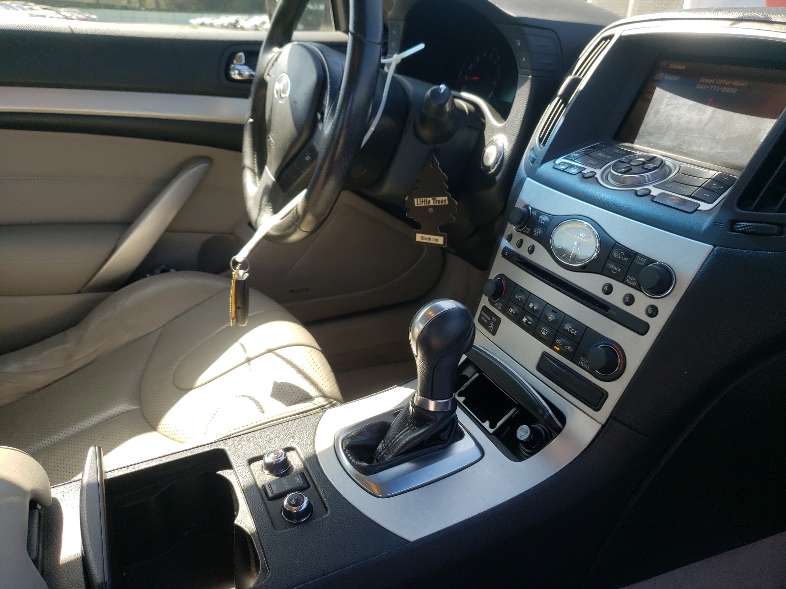 Photo 9 from auction – 2009 INFINITI G37 with VIN JNKCV64F59M651483