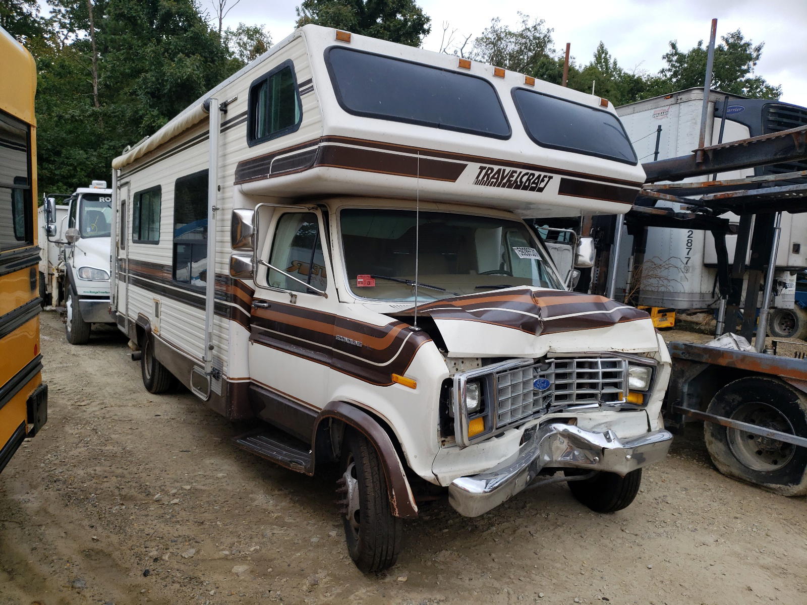 FORD ECONO 1987 with VIN 1FDKE30L7HHA79522 - Photo from auction