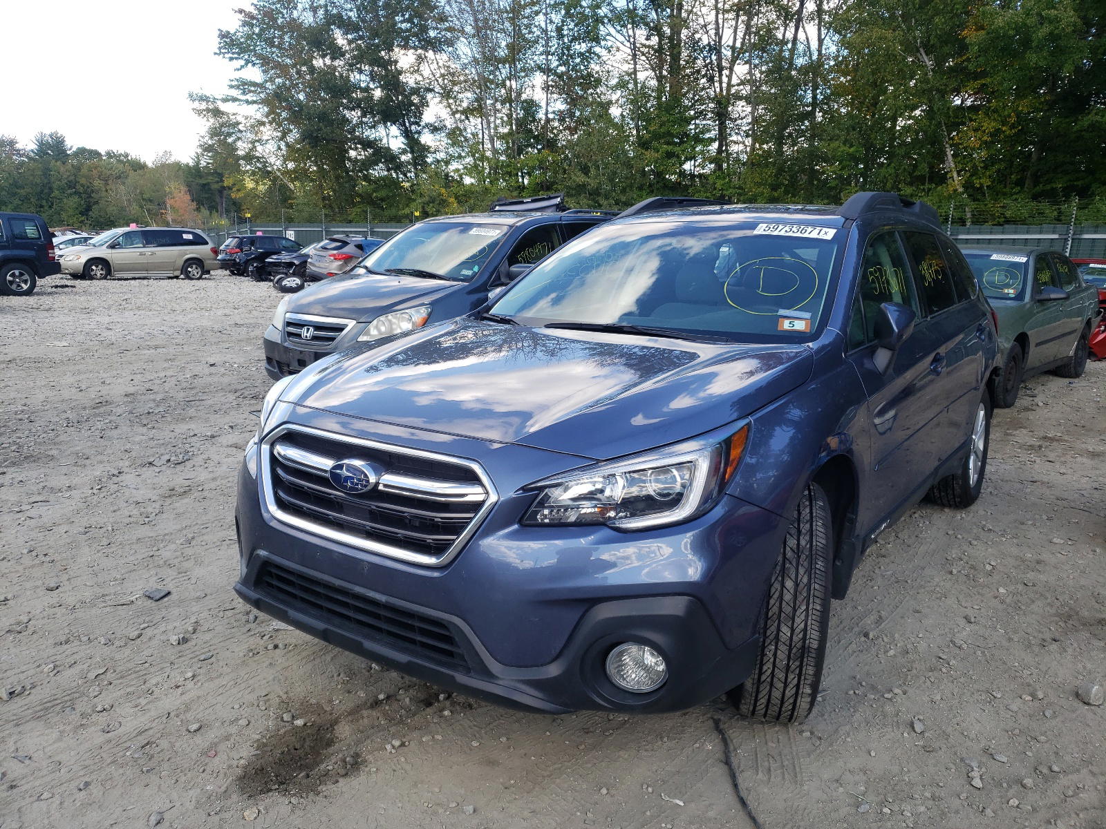 Photo 2 from auction – 2018 SUBARU OUTBACK 2. with VIN 4S4BSADC0J3202183