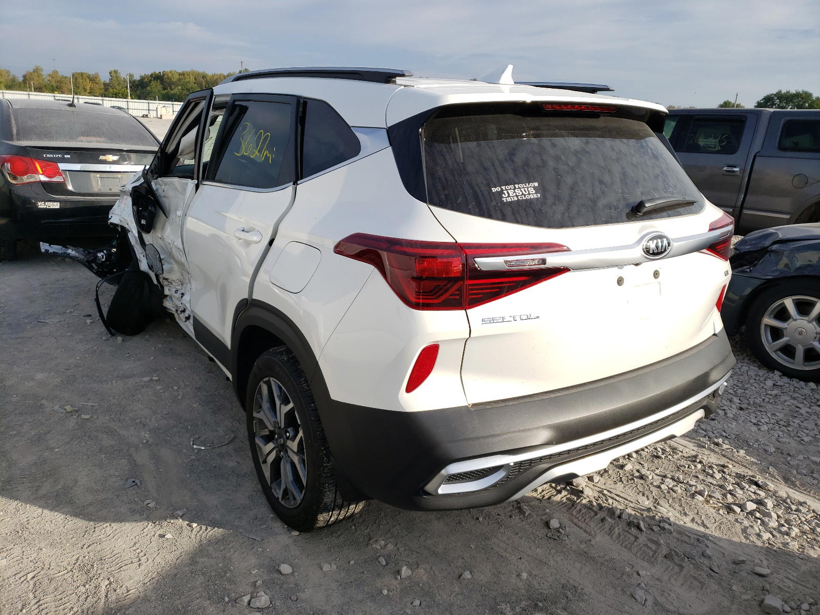 Photo 3 from auction – 2021 KIA SELTOS EX with VIN KNDERCAA5M7164166