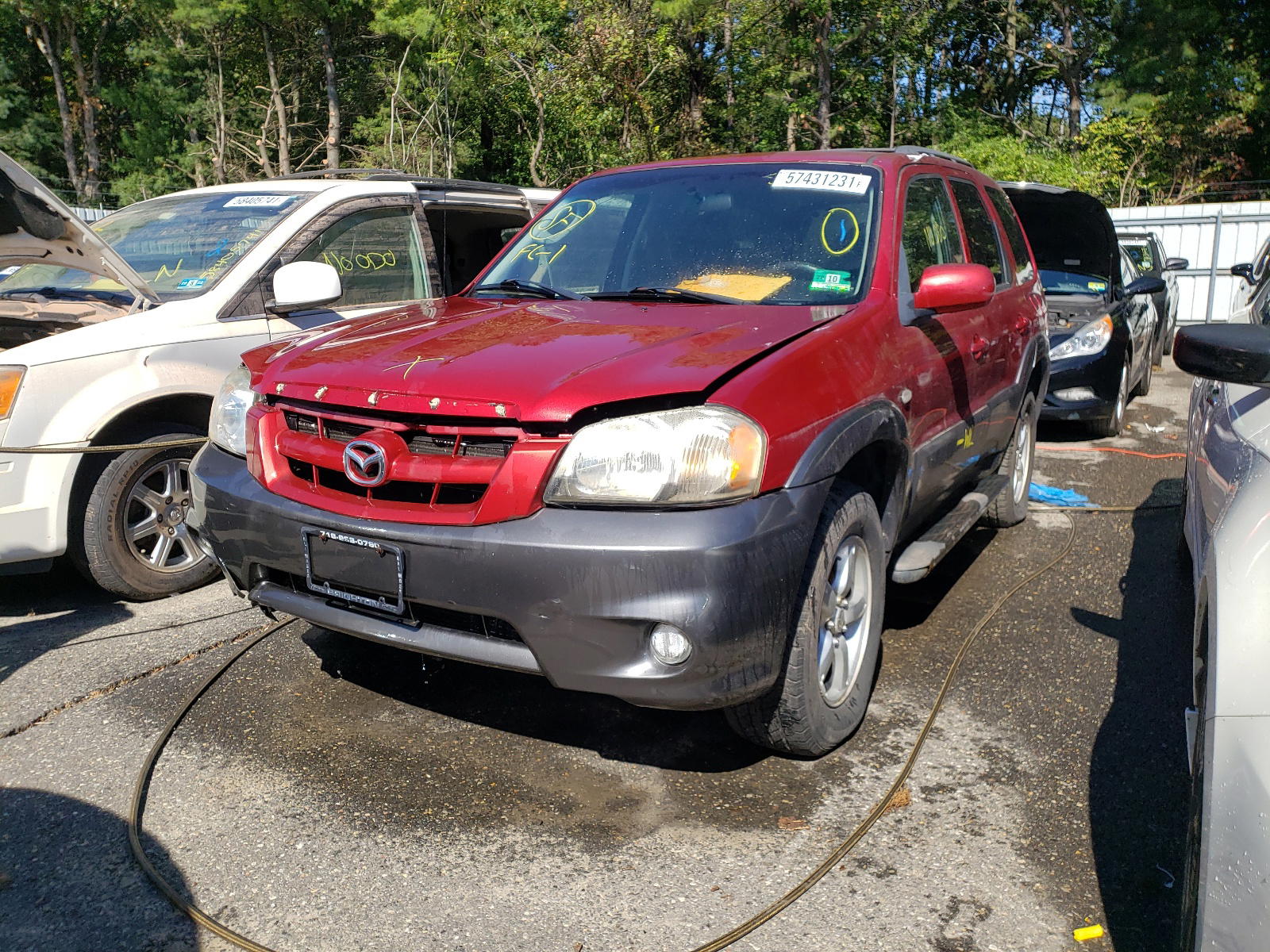 Photo 2 from auction – 2006 MAZDA TRIBUTE S with VIN 4F2YZ04156KM21673