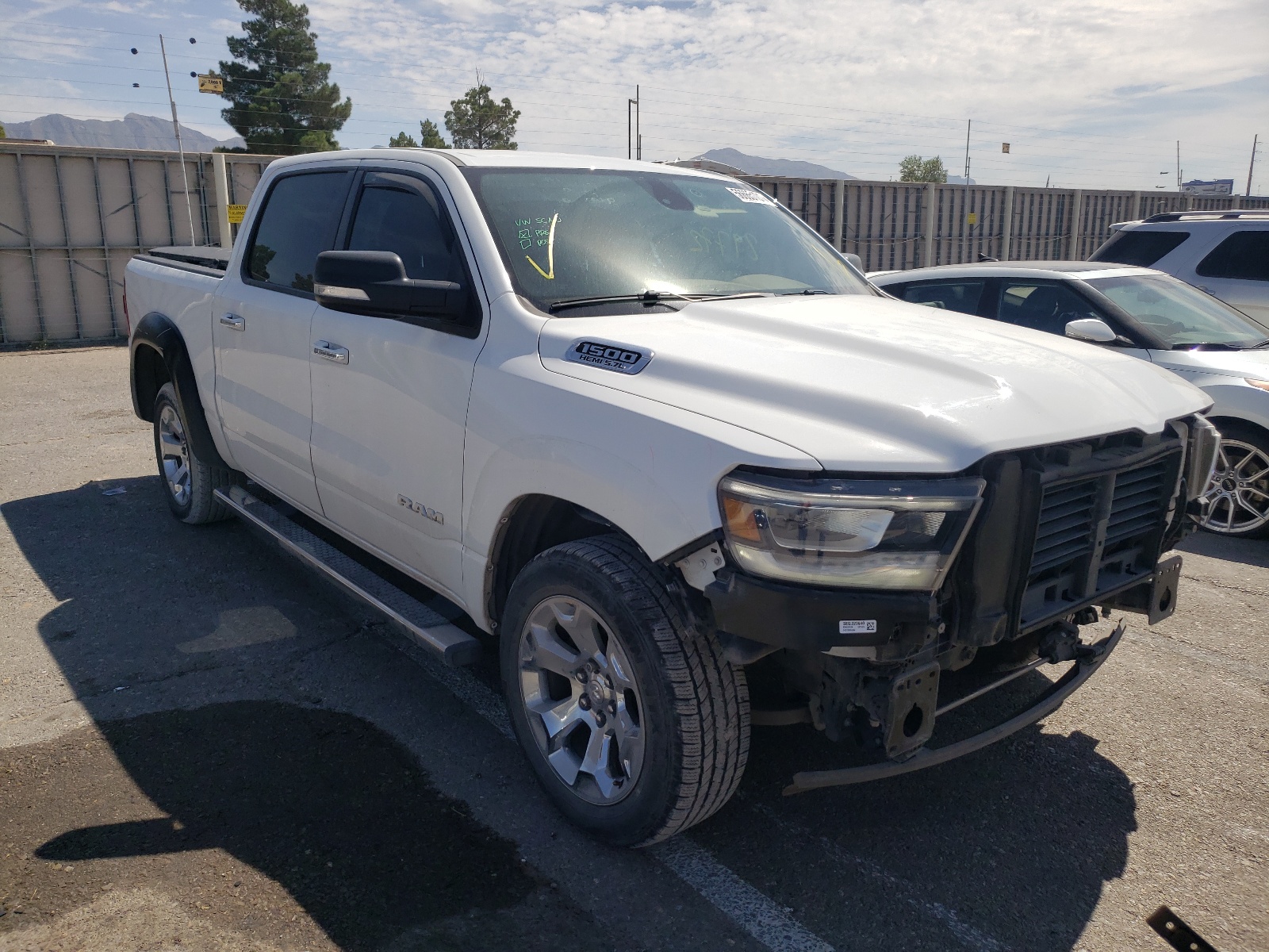 RAM 1500 BIG H 2019 with VIN 1C6RREFT0KN639634 - Photo from auction