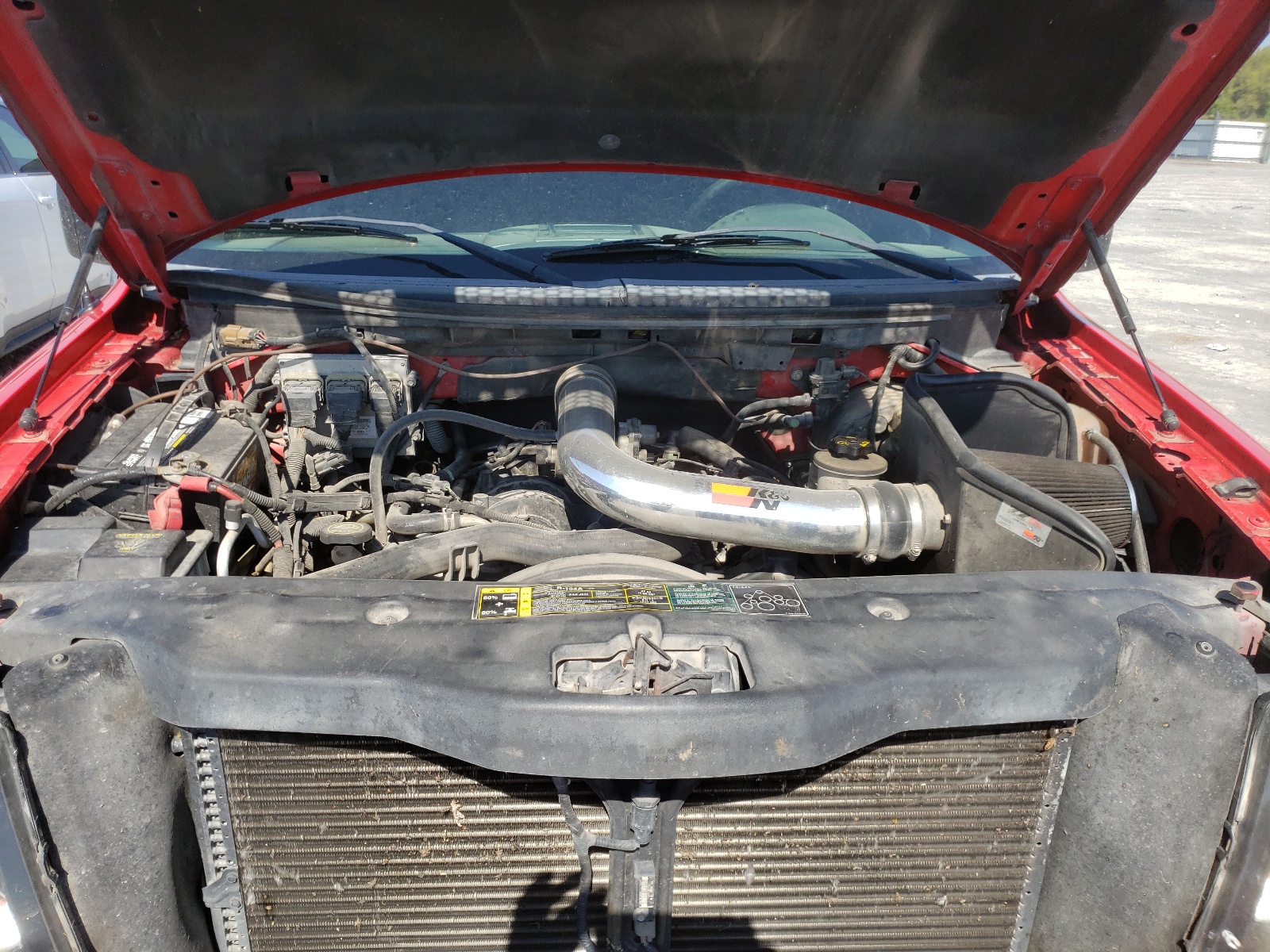 Photo 7 from auction – 2004 FORD F150 with VIN 1FTPX14584NA44973