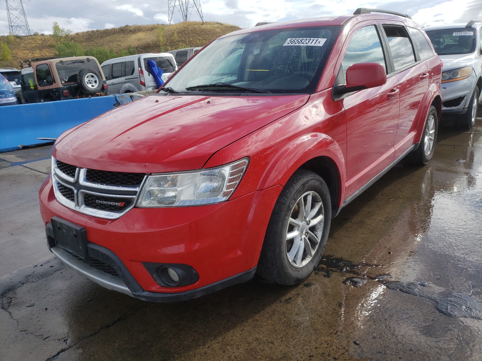 Photo 2 from auction – 2013 DODGE JOURNEY SX with VIN 3C4PDDBG7DT571238