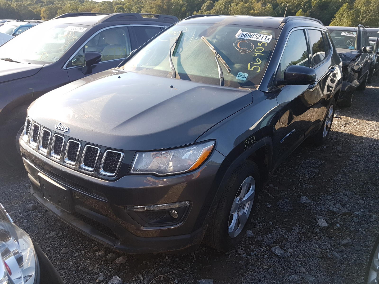 Photo 2 from auction – 2020 JEEP COMPASS LA with VIN 3C4NJDBBXLT205115