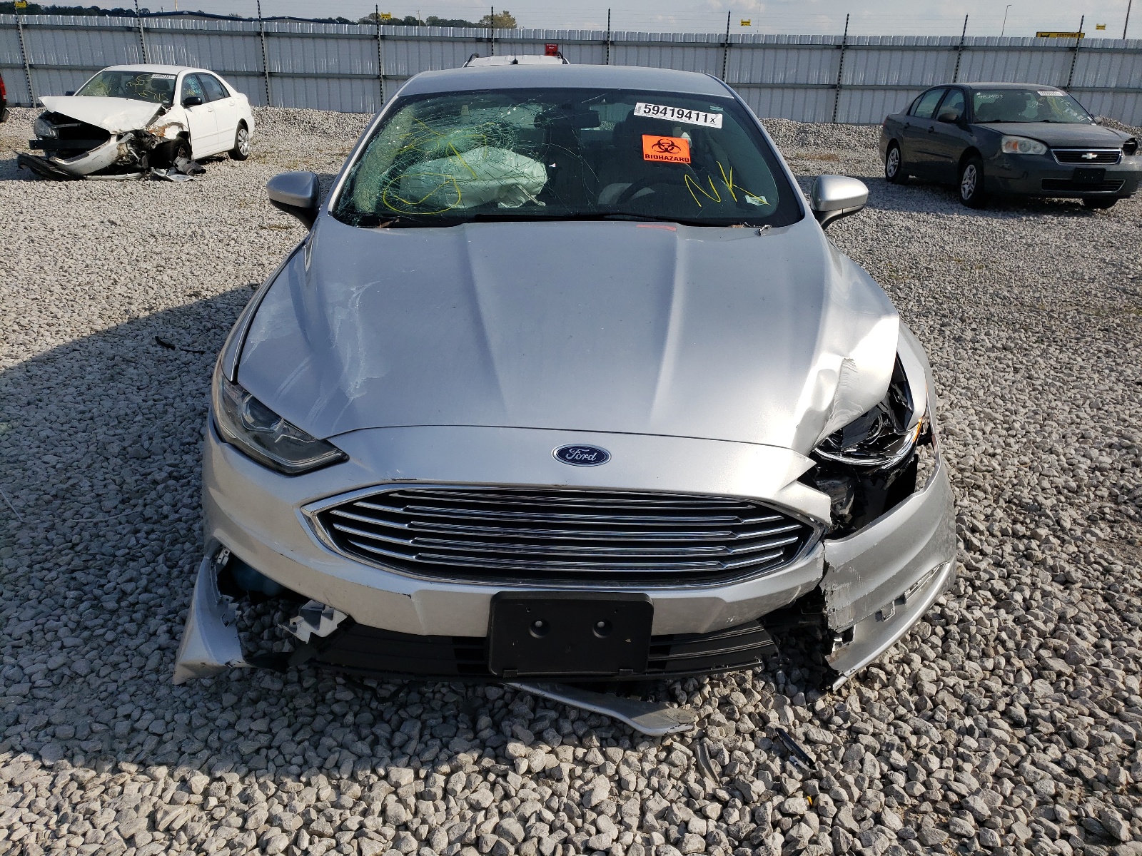Photo 9 from auction – 2017 FORD FUSION S with VIN 3FA6P0G72HR186909