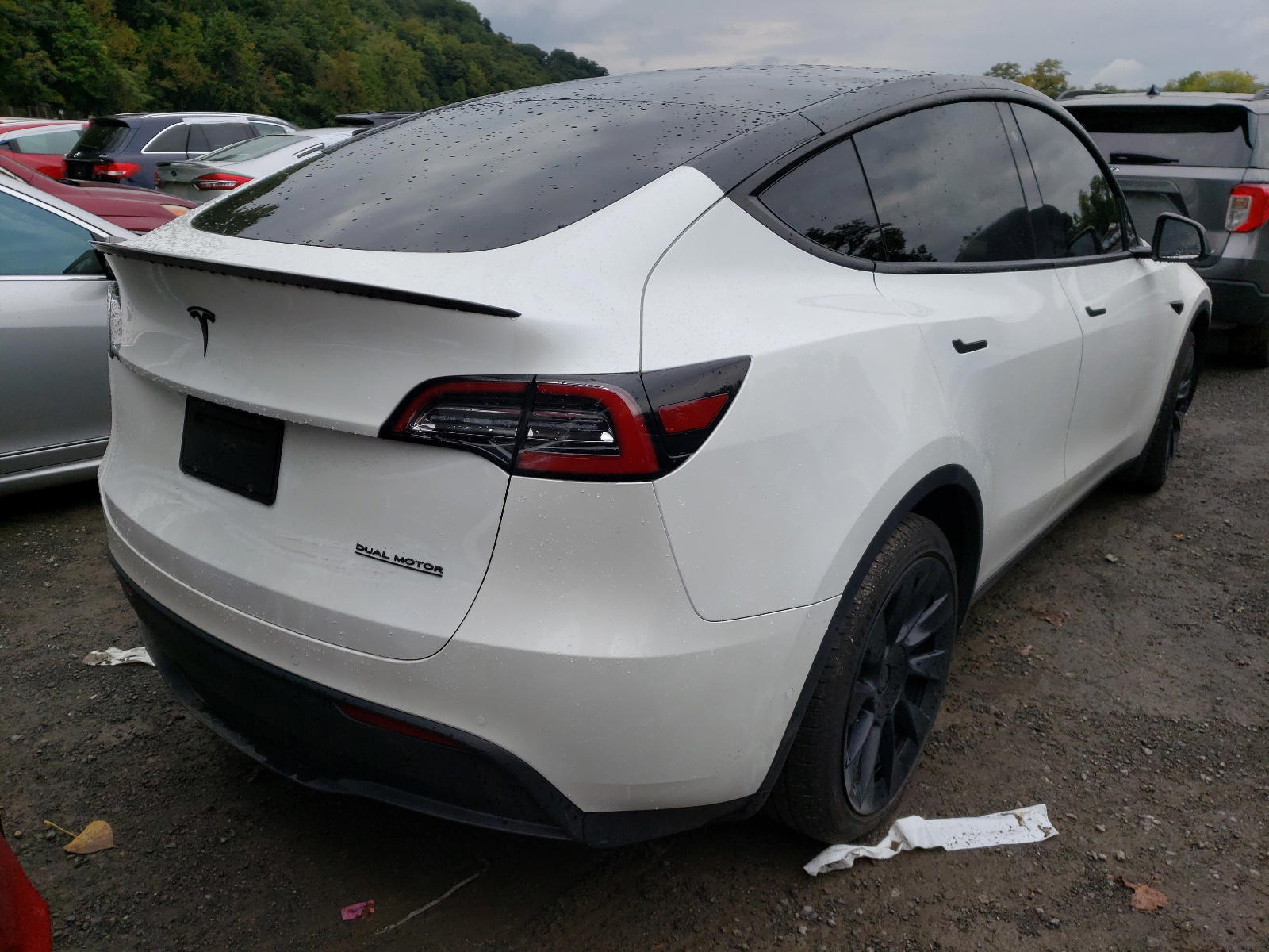 Photo 4 from auction – 2020 TESLA MODEL Y with VIN 5YJYGDEE2LF004325