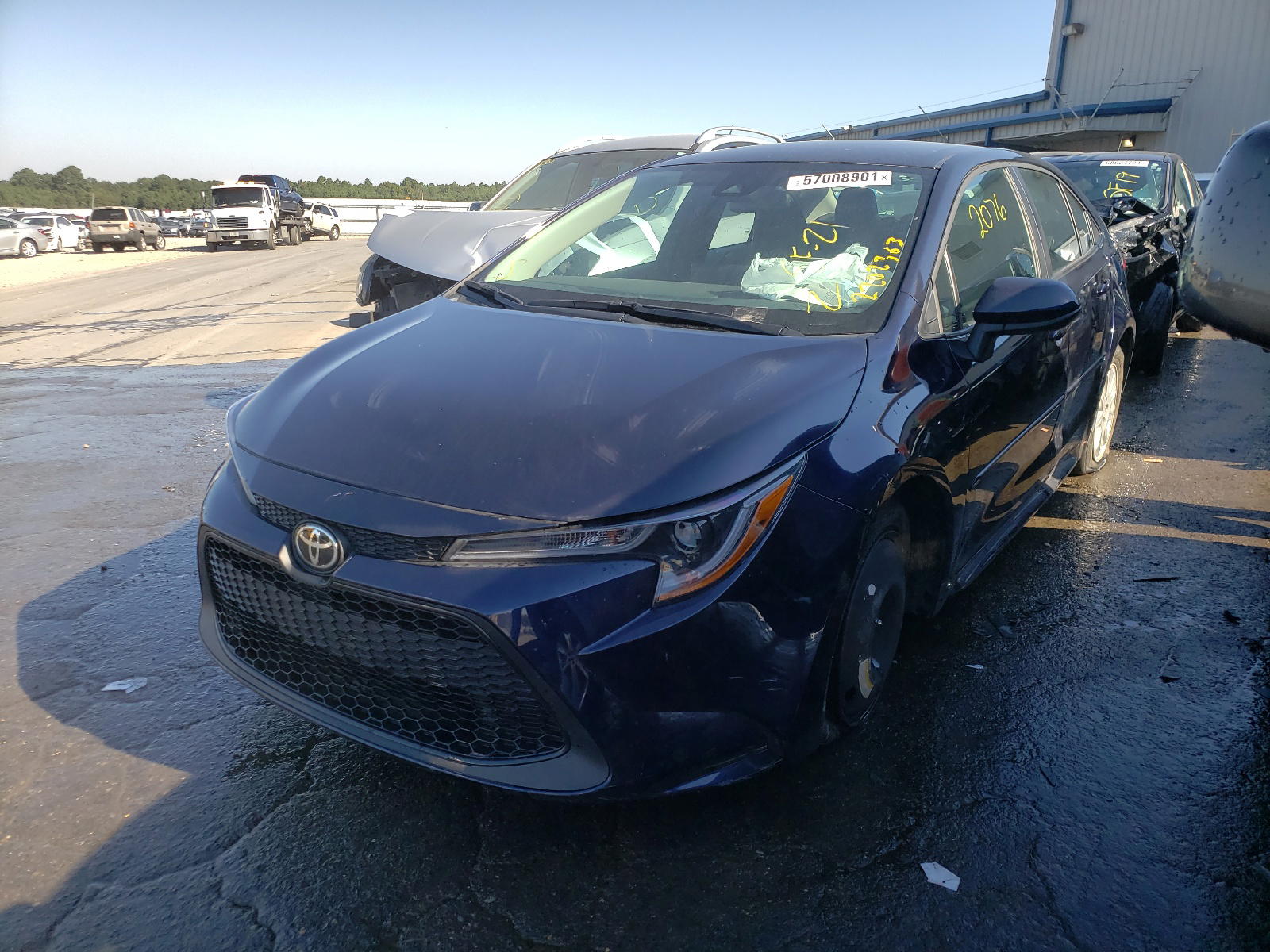 Photo 2 from auction – 2021 TOYOTA COROLLA LE with VIN 5YFEPMAE9MP226505