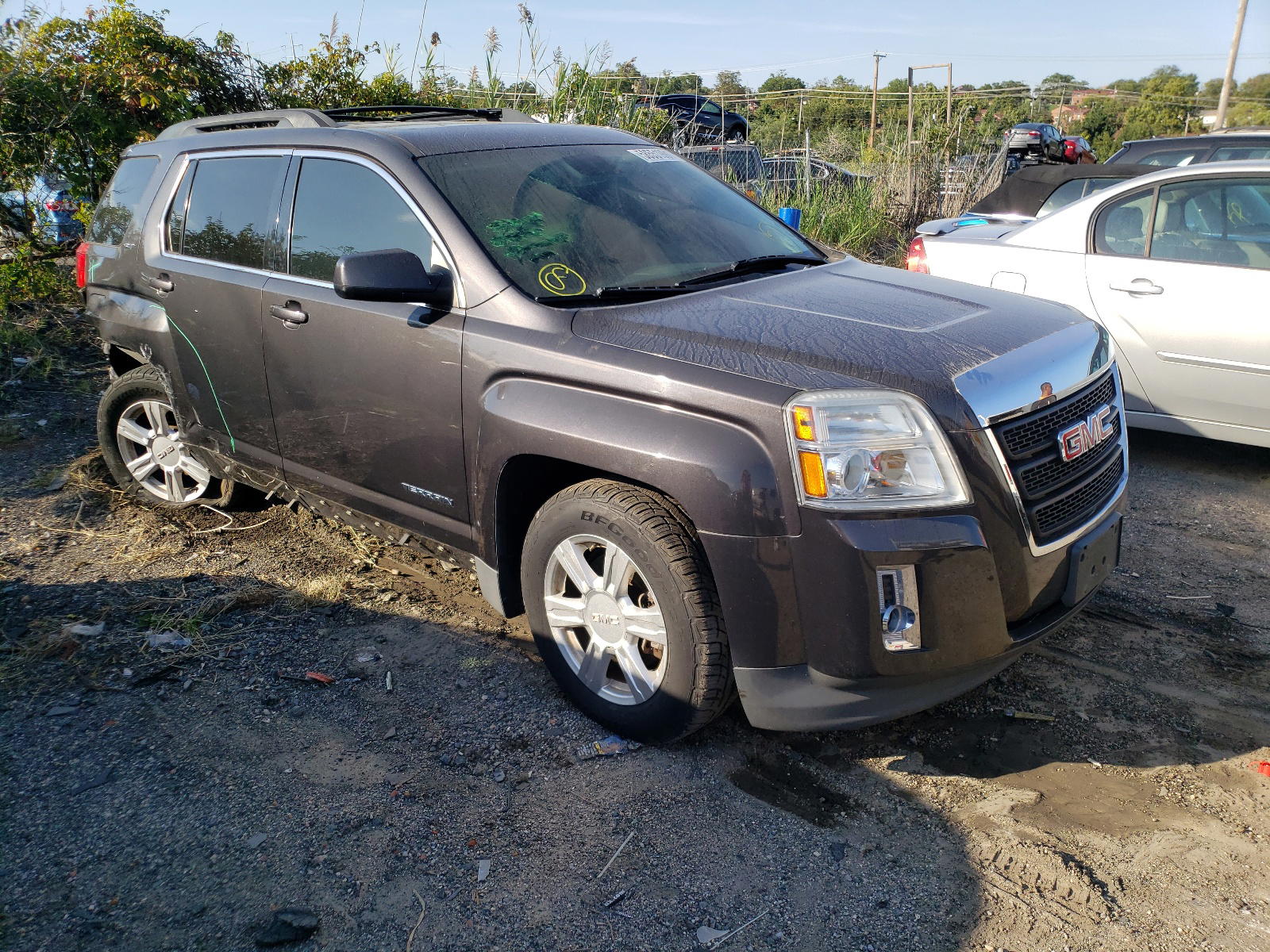 GMC TERRAIN SL 2014 with VIN 2GKFLXE30E6283340 - Photo from auction