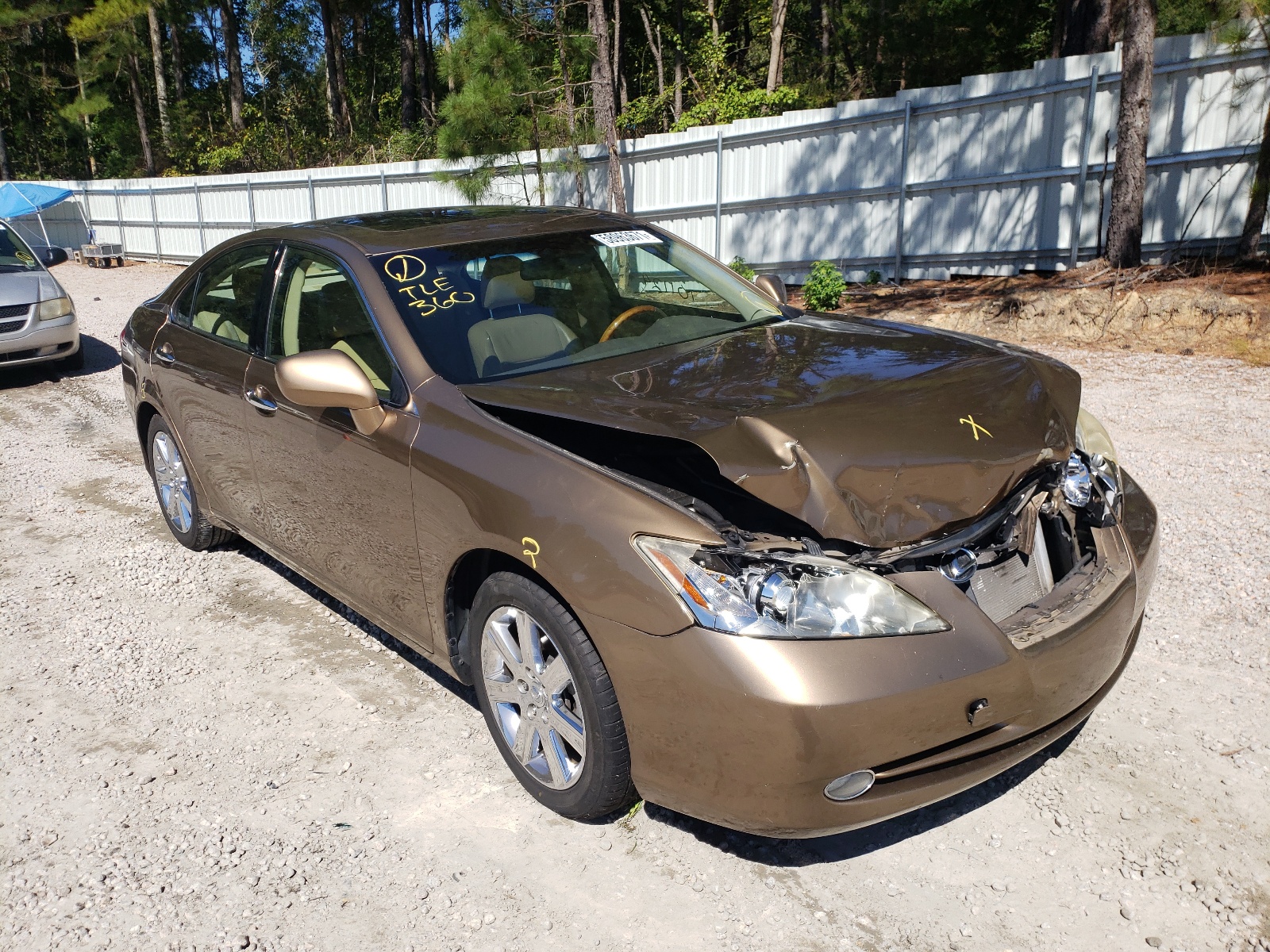 LEXUS ES 350 2007 with VIN JTHBJ46G572144951 - Photo from auction