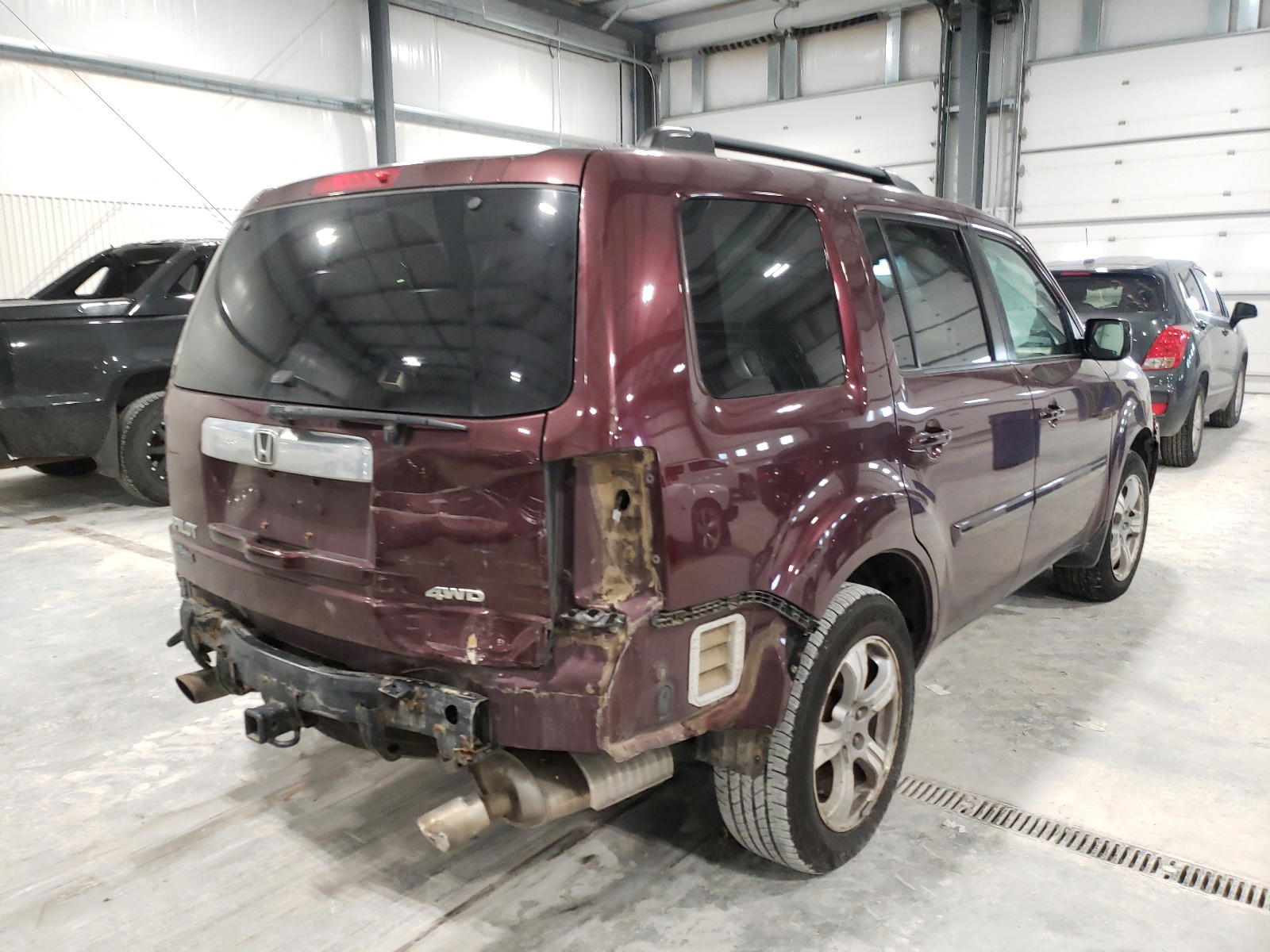 Photo 4 from auction – 2014 HONDA PILOT EXL with VIN 5FNYF4H5XEB020936