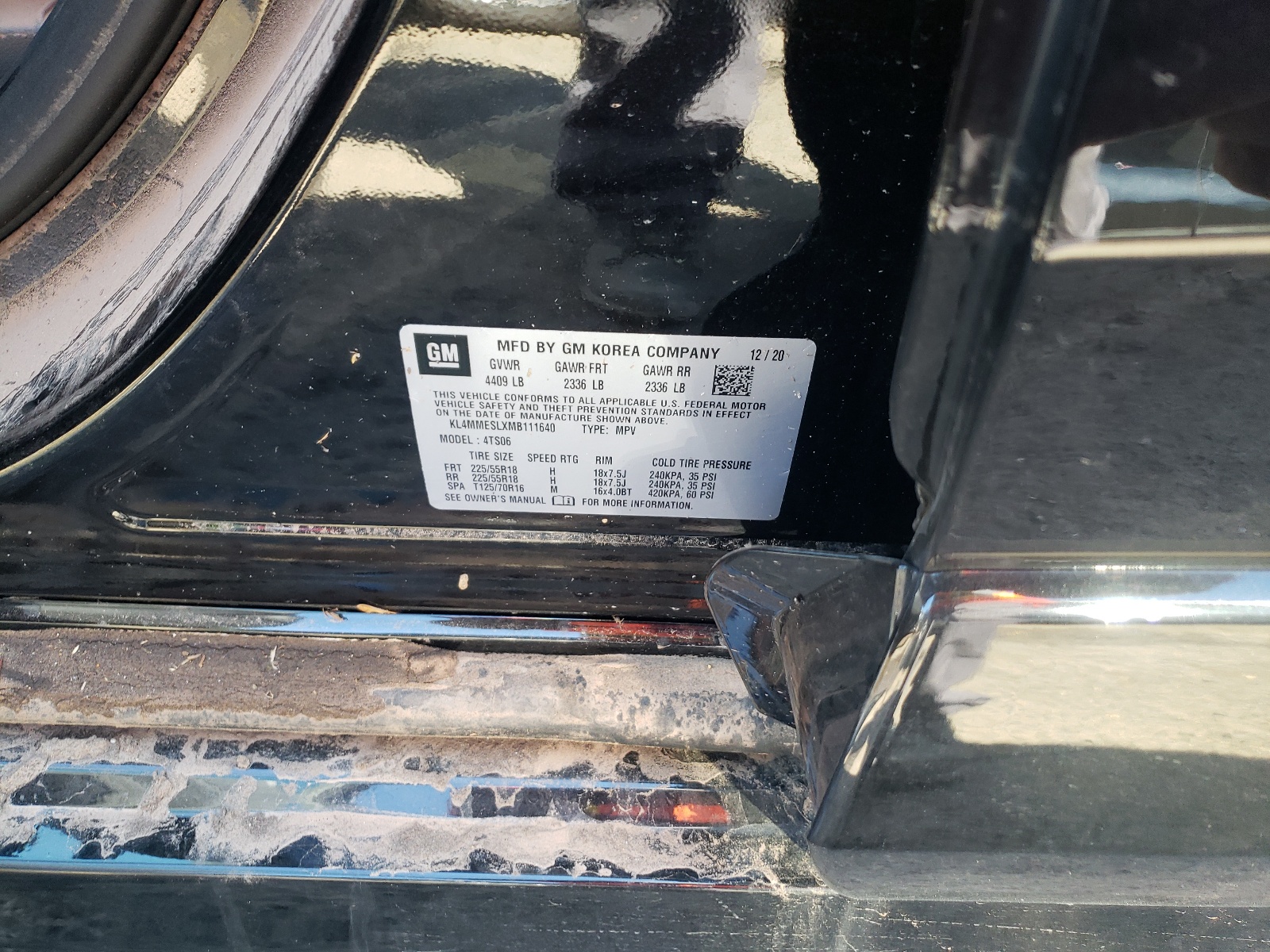 Photo 10 from auction – 2021 BUICK ENCORE GX with VIN KL4MMESLXMB111640