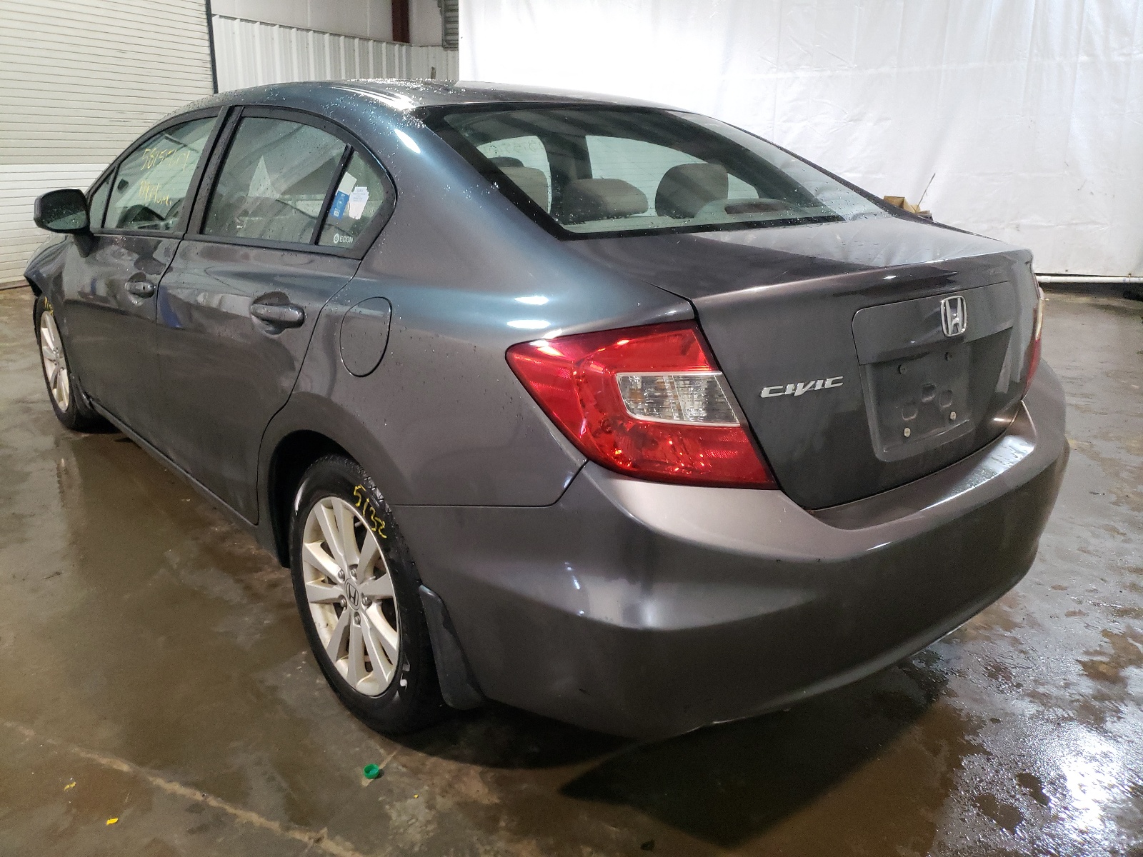 Photo 3 from auction – 2012 HONDA CIVIC EXL with VIN 2HGFB2F96CH582581