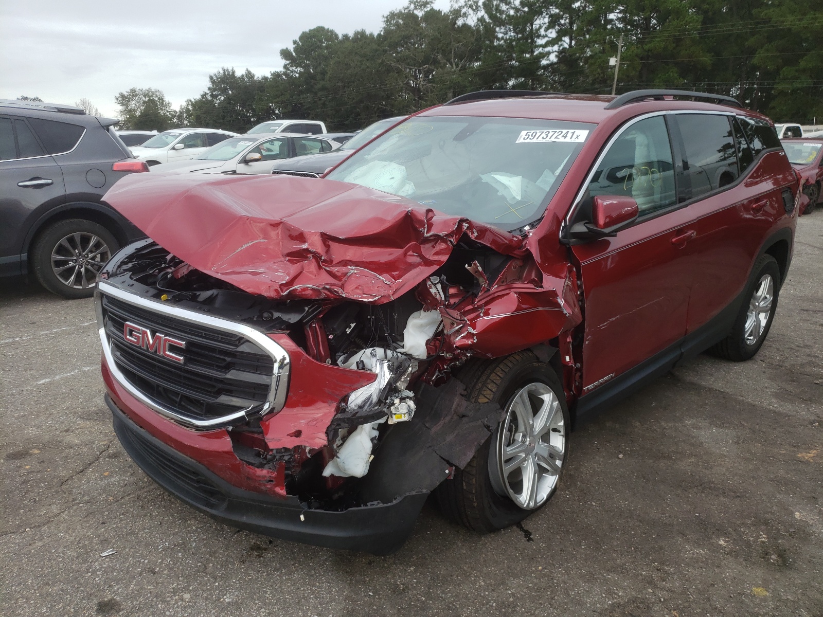 Photo 2 from auction – 2018 GMC TERRAIN SL with VIN 3GKALMEV2JL360709