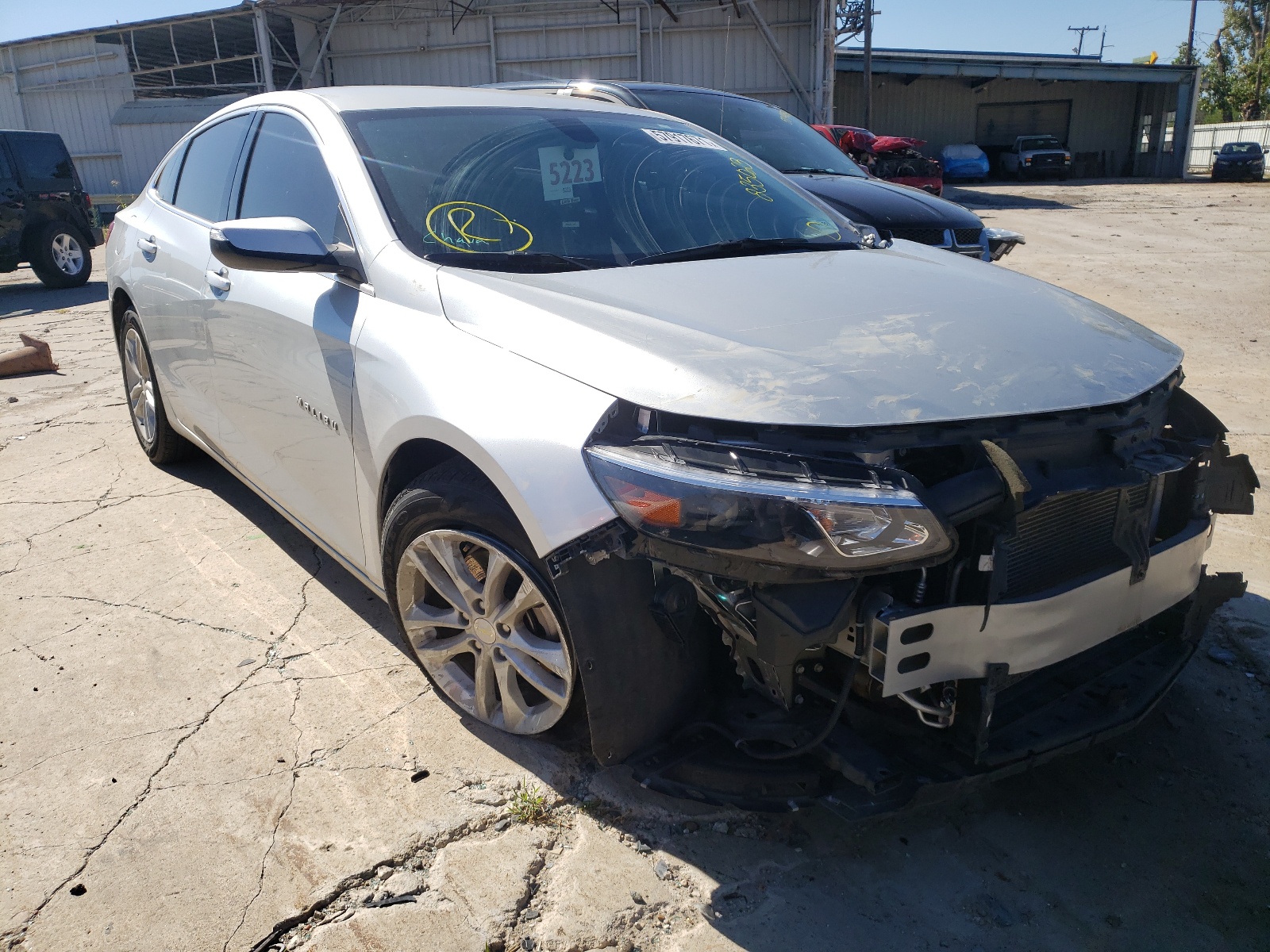 Photo 1 from auction – 2018 CHEVROLET MALIBU LT with VIN 1G1ZD5ST2JF235023