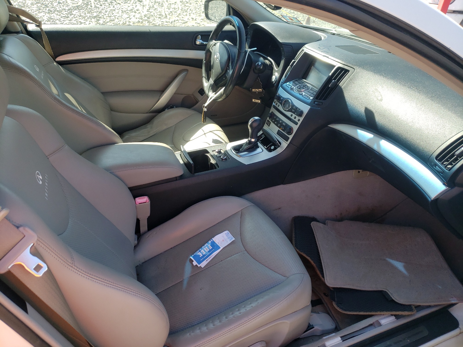 Photo 5 from auction – 2009 INFINITI G37 with VIN JNKCV64F59M651483