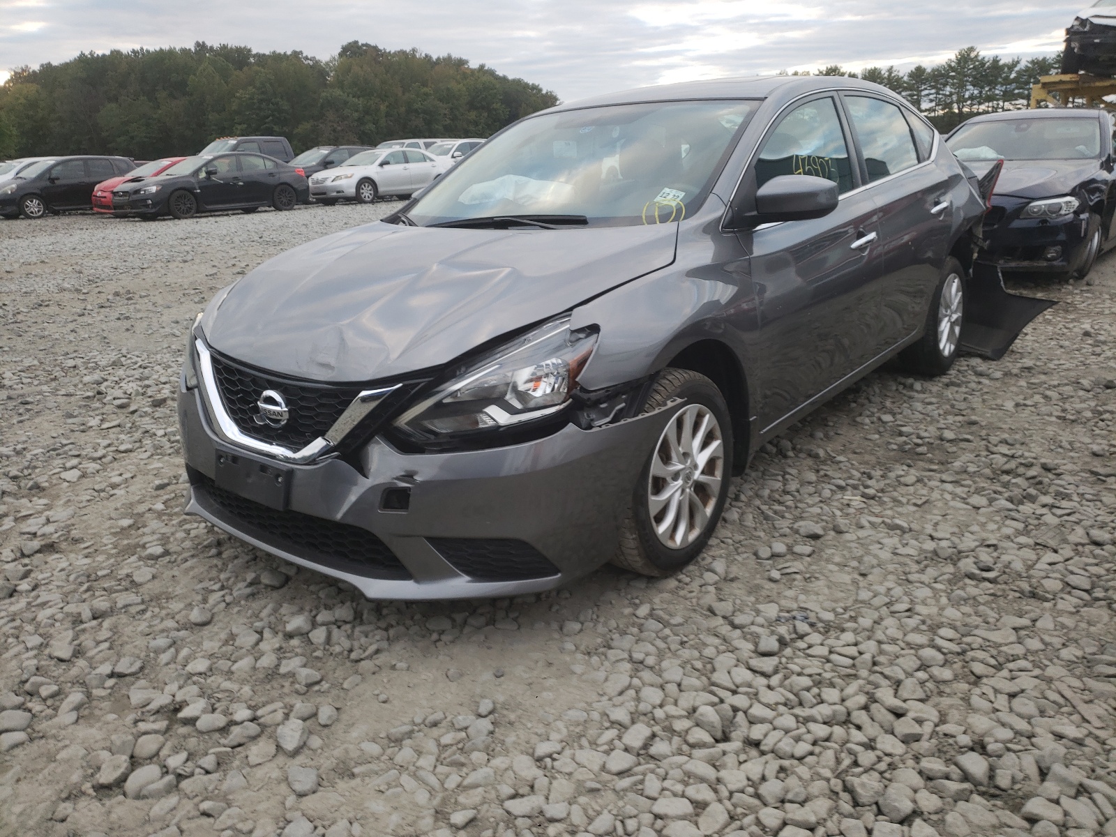 Photo 2 from auction – 2017 NISSAN SENTRA S with VIN 3N1AB7AP3HY374402