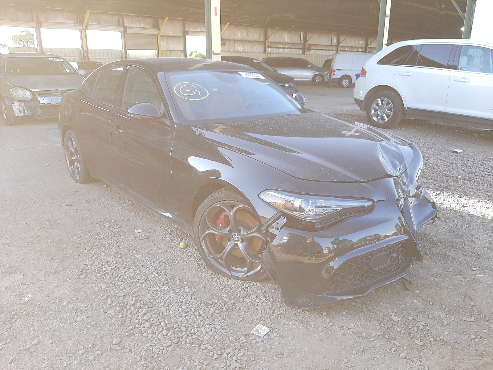 Photo 1 from auction – 2017 ALFA ROMEO GIULIA TI with VIN ZARFAECN4H7559118