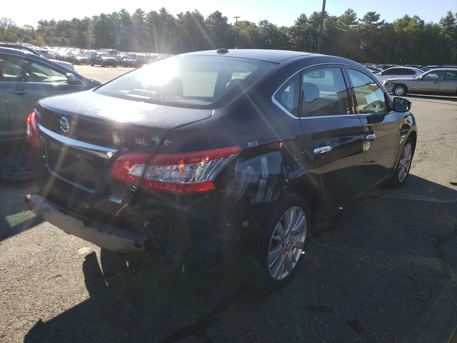 Photo 4 from auction – 2014 NISSAN SENTRA S with VIN 3N1AB7AP3EY203984
