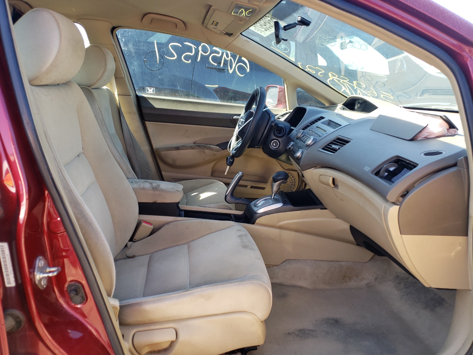 Photo 5 from auction – 2006 HONDA CIVIC LX with VIN 1HGFA16536L024236