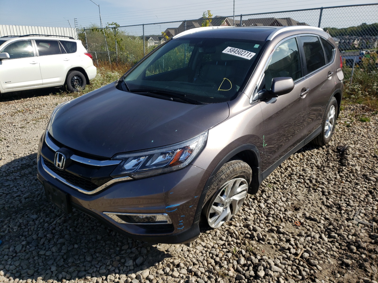 Photo 2 from auction – 2016 HONDA CR-V EXL with VIN 5J6RM4H7XGL055482