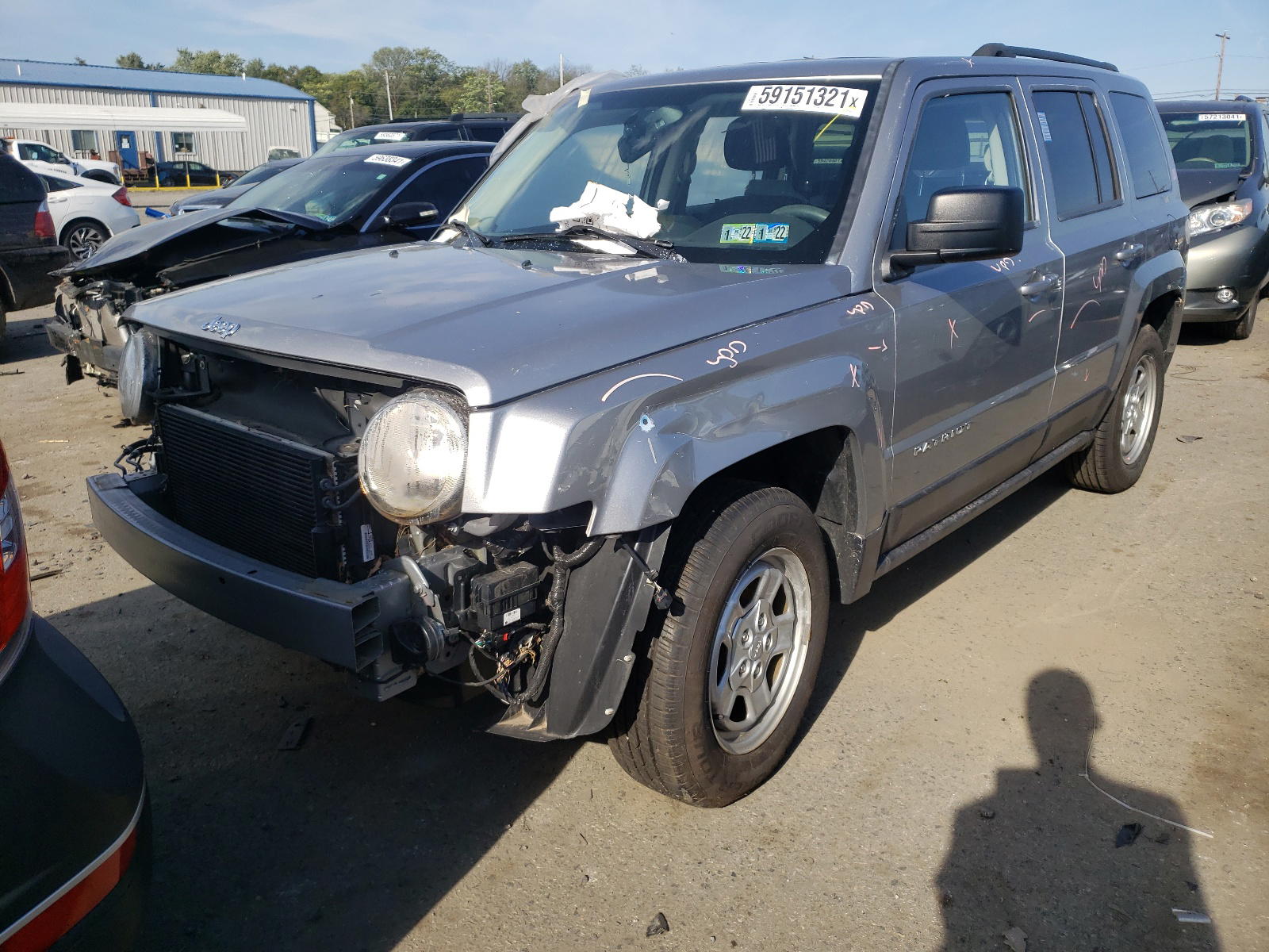 Photo 2 from auction – 2015 JEEP PATRIOT SP with VIN 1C4NJRBB5FD395400