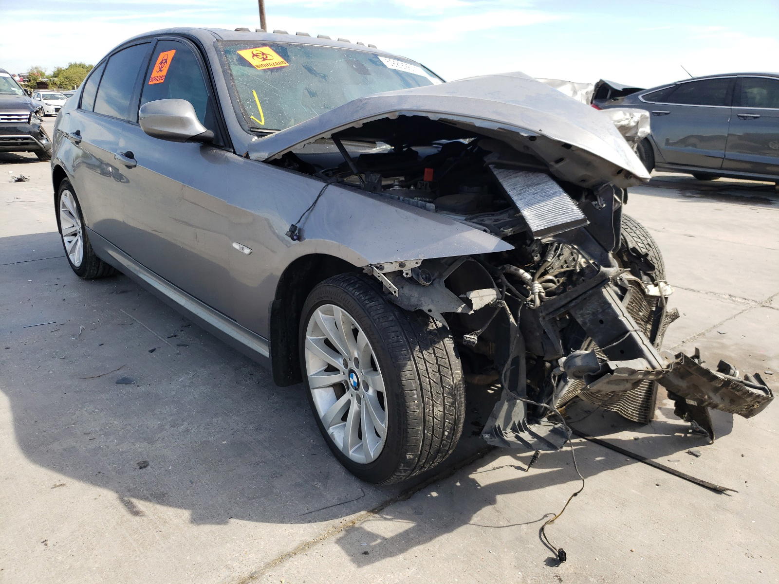 BMW 328 I 2011 with VIN WBAPH7G56BNM59814 - Photo from auction