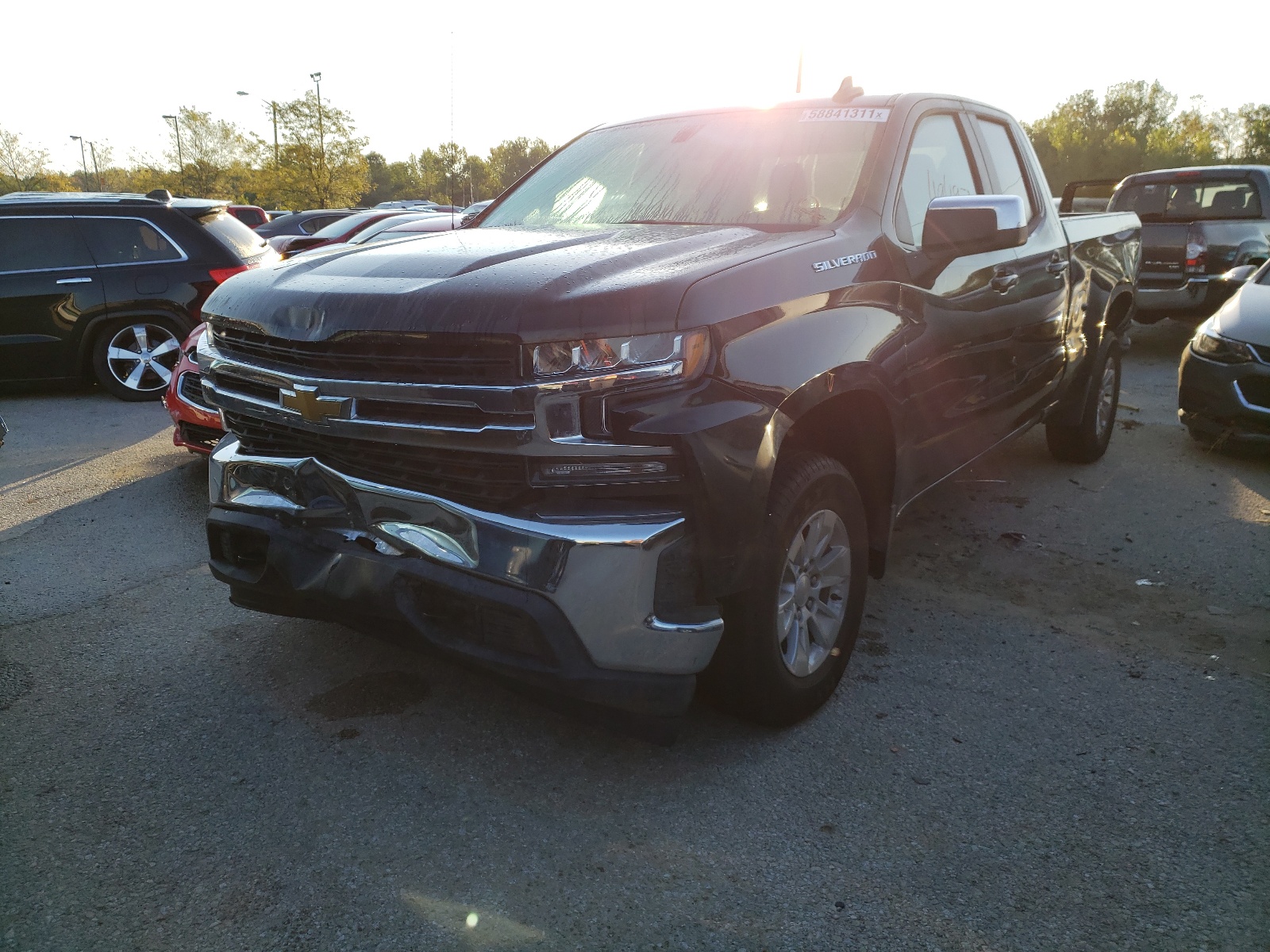 Photo 2 from auction – 2020 CHEVROLET SILVERADO with VIN 1GCRYDED8LZ199866