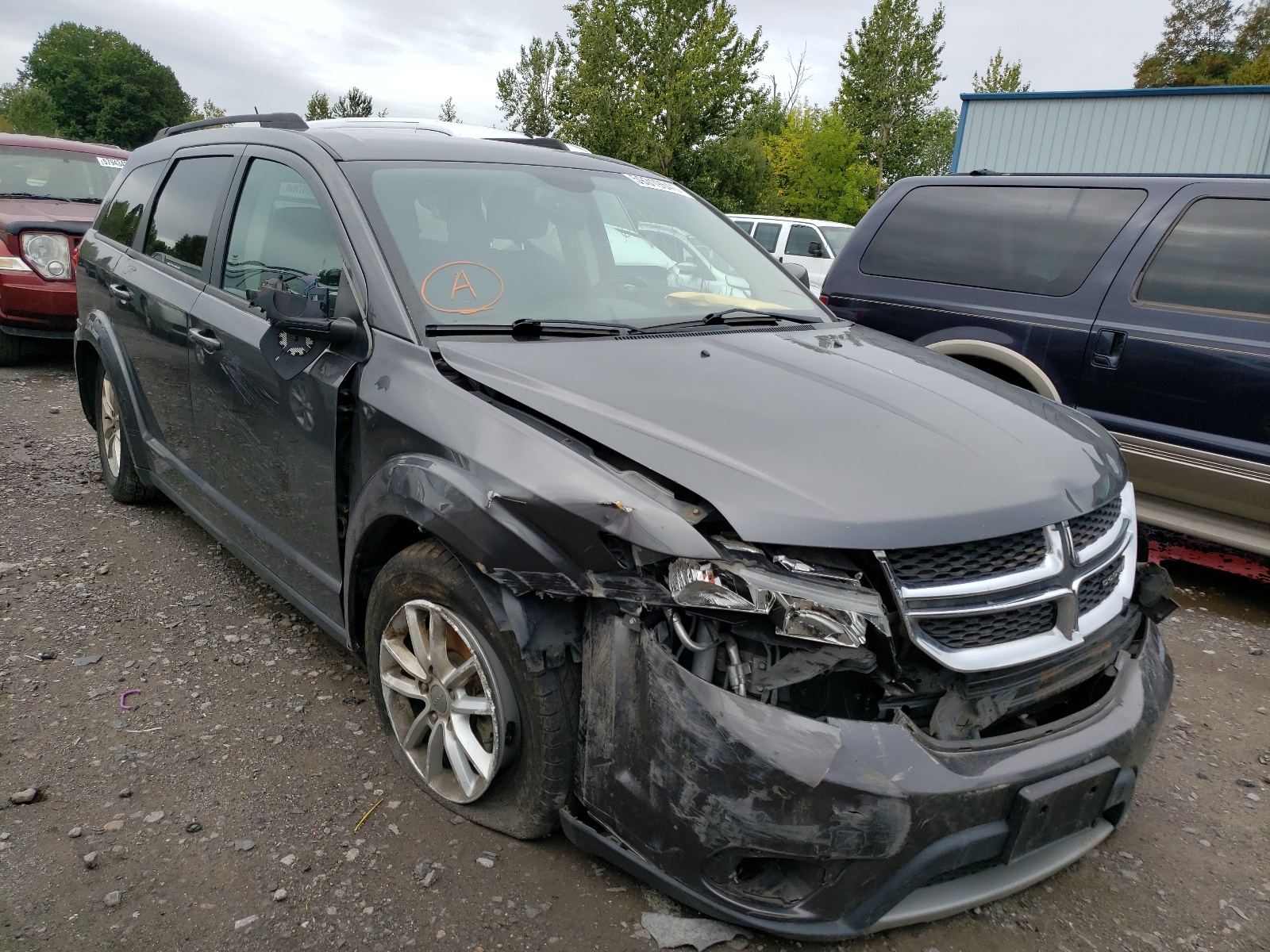 DODGE JOURNEY SX 2014 with VIN 3C4PDCBGXET171167 - Photo from auction