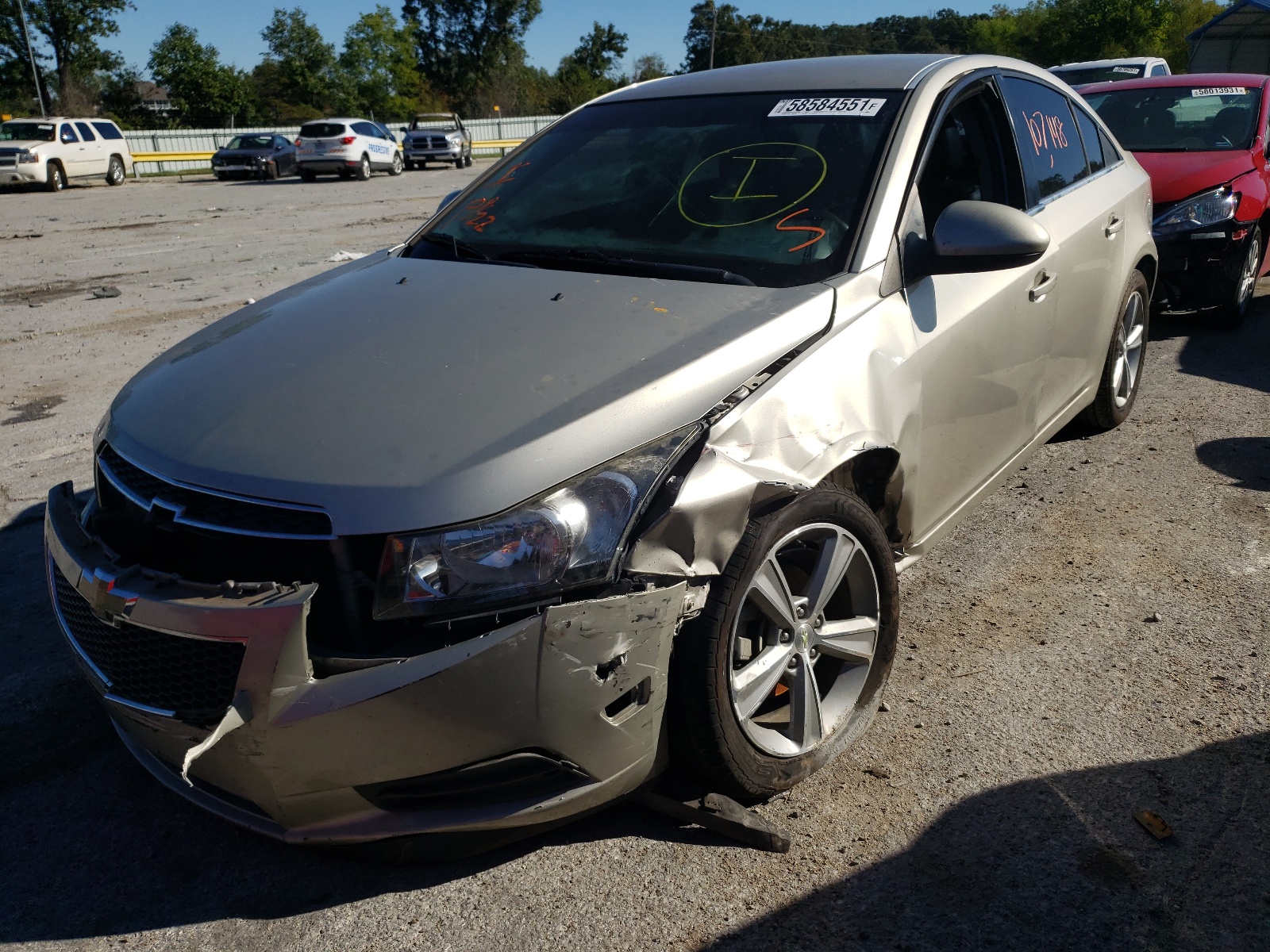 Photo 2 from auction – 2014 CHEVROLET CRUZE LT with VIN 1G1PE5SB4E7245094