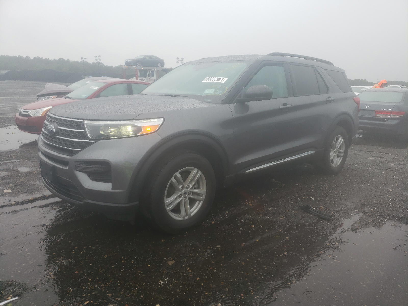 Photo 2 from auction – 2021 FORD EXPLORER X with VIN 1FMSK8DH0MGB38311