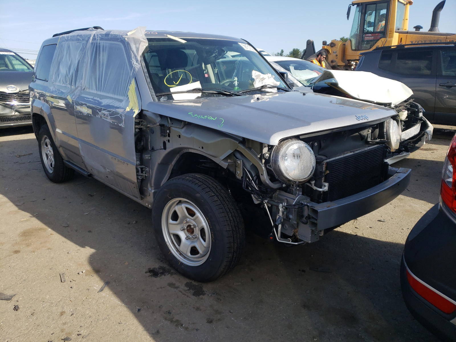 JEEP PATRIOT SP 2015 with VIN 1C4NJRBB5FD395400 - Photo from auction