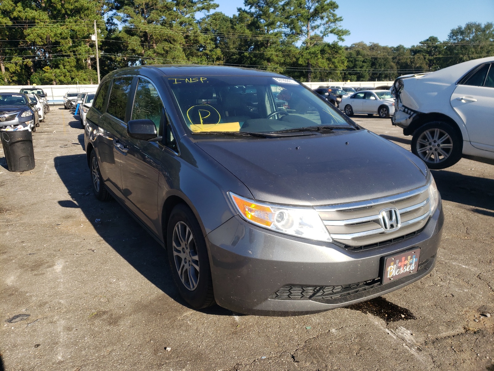 HONDA ODYSSEY EX 2012 with VIN 5FNRL5H68CB055936 - Photo from auction